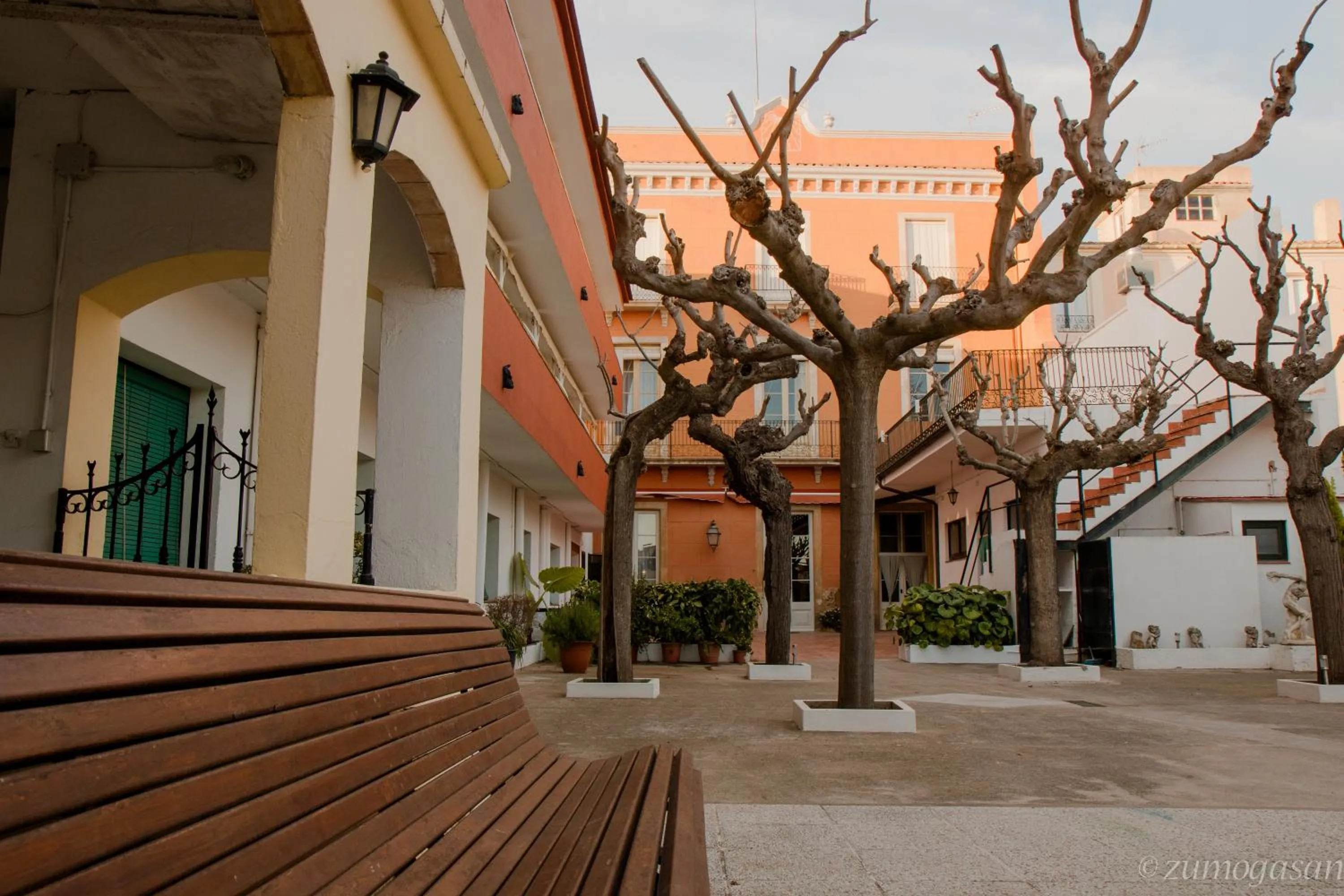 Garden in Hostal Plaja i Pati de Can Plaja