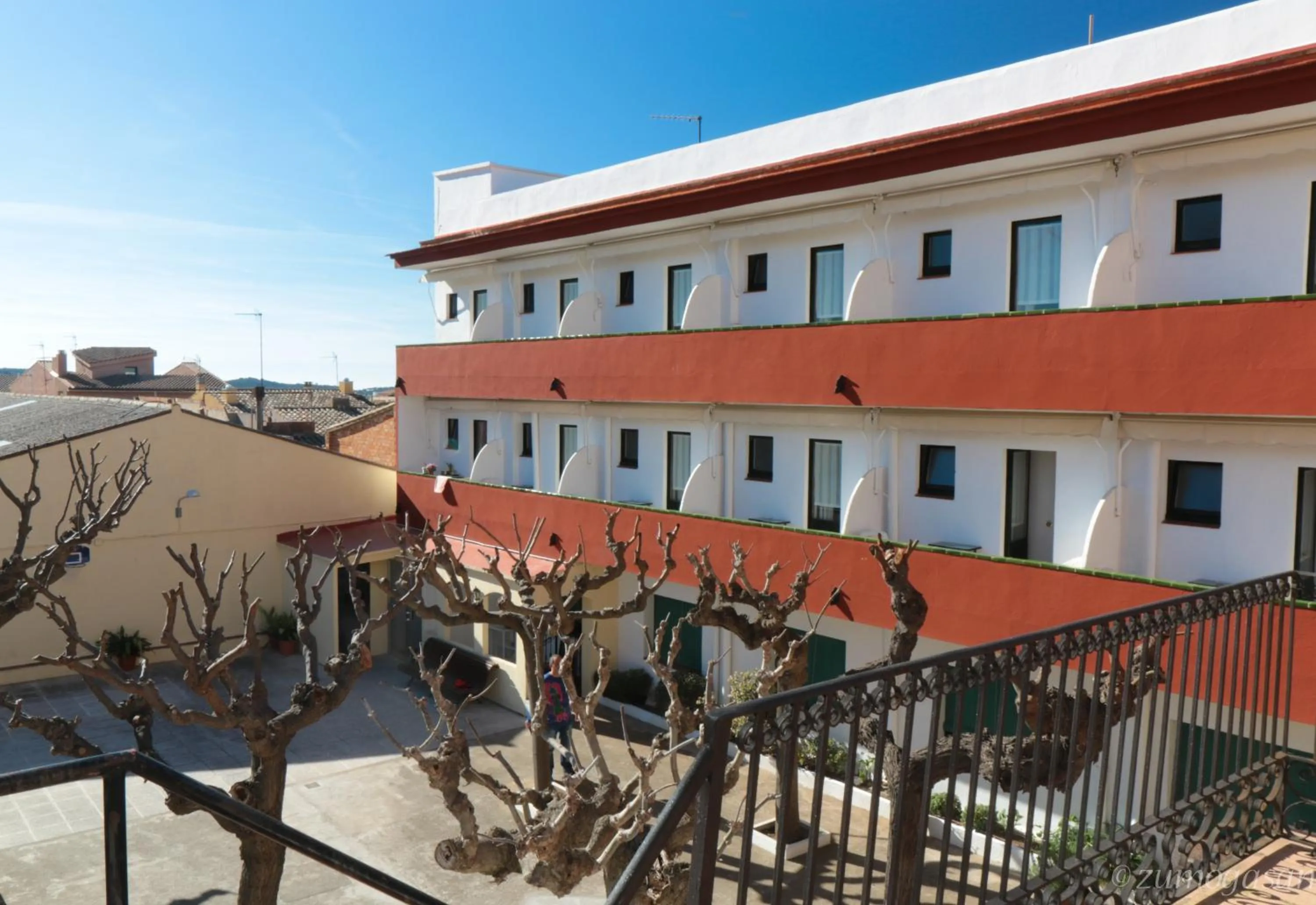 Patio in Hostal Plaja i Pati de Can Plaja