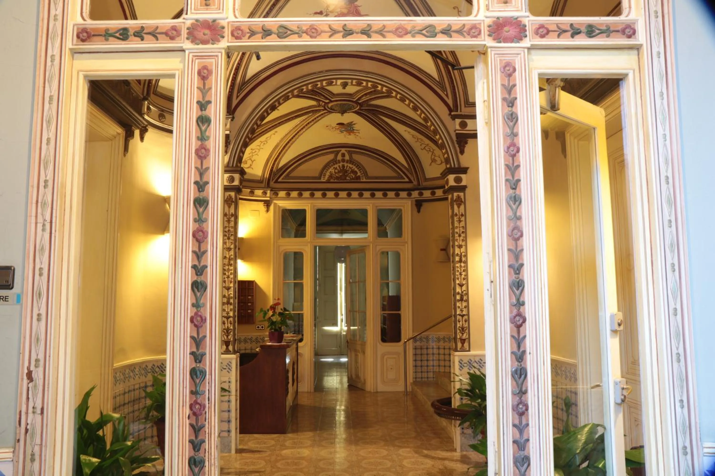 Lobby or reception in Hostal Plaja i Pati de Can Plaja