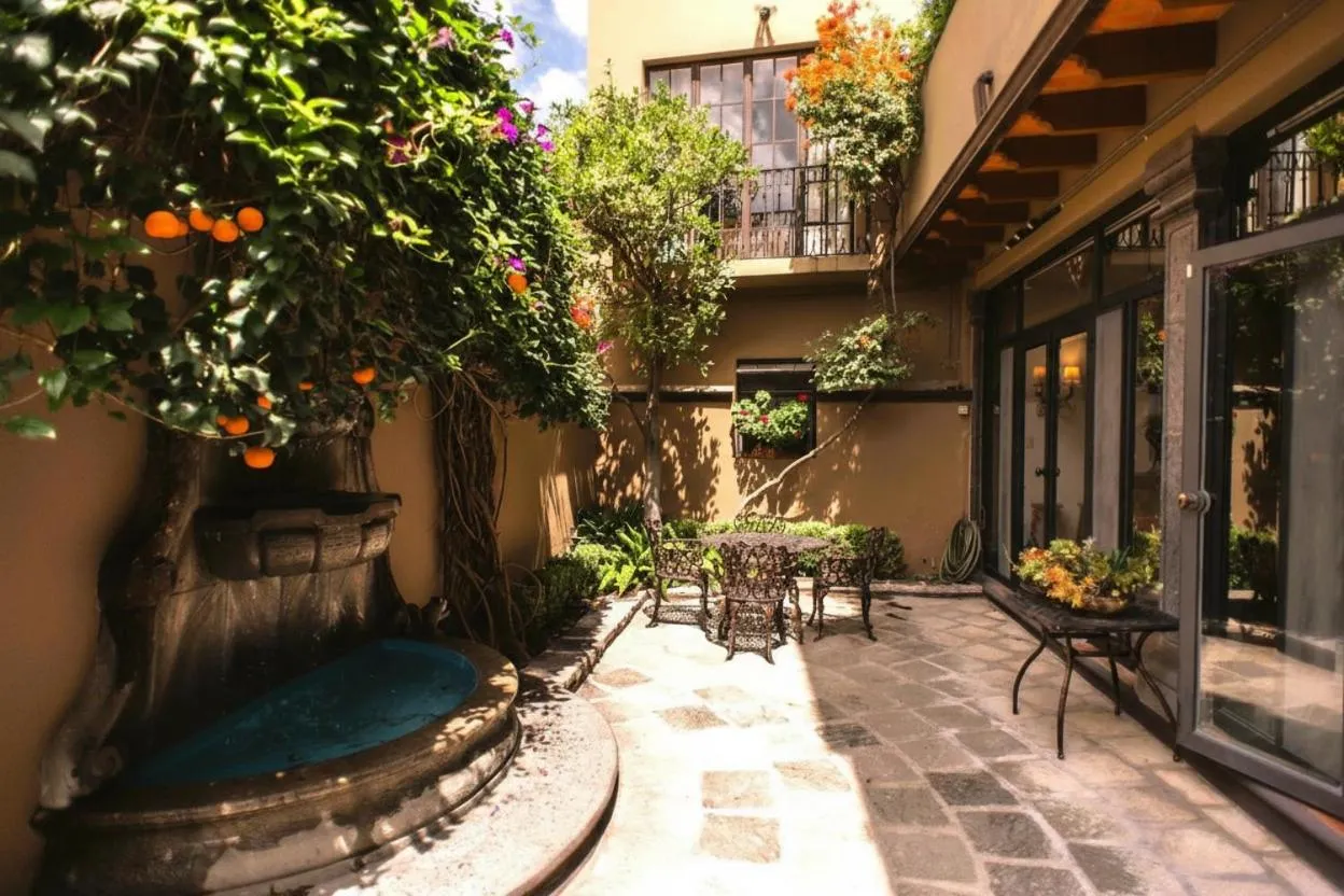 Inner courtyard view in Casa Grande Luxury Boutique Hotel