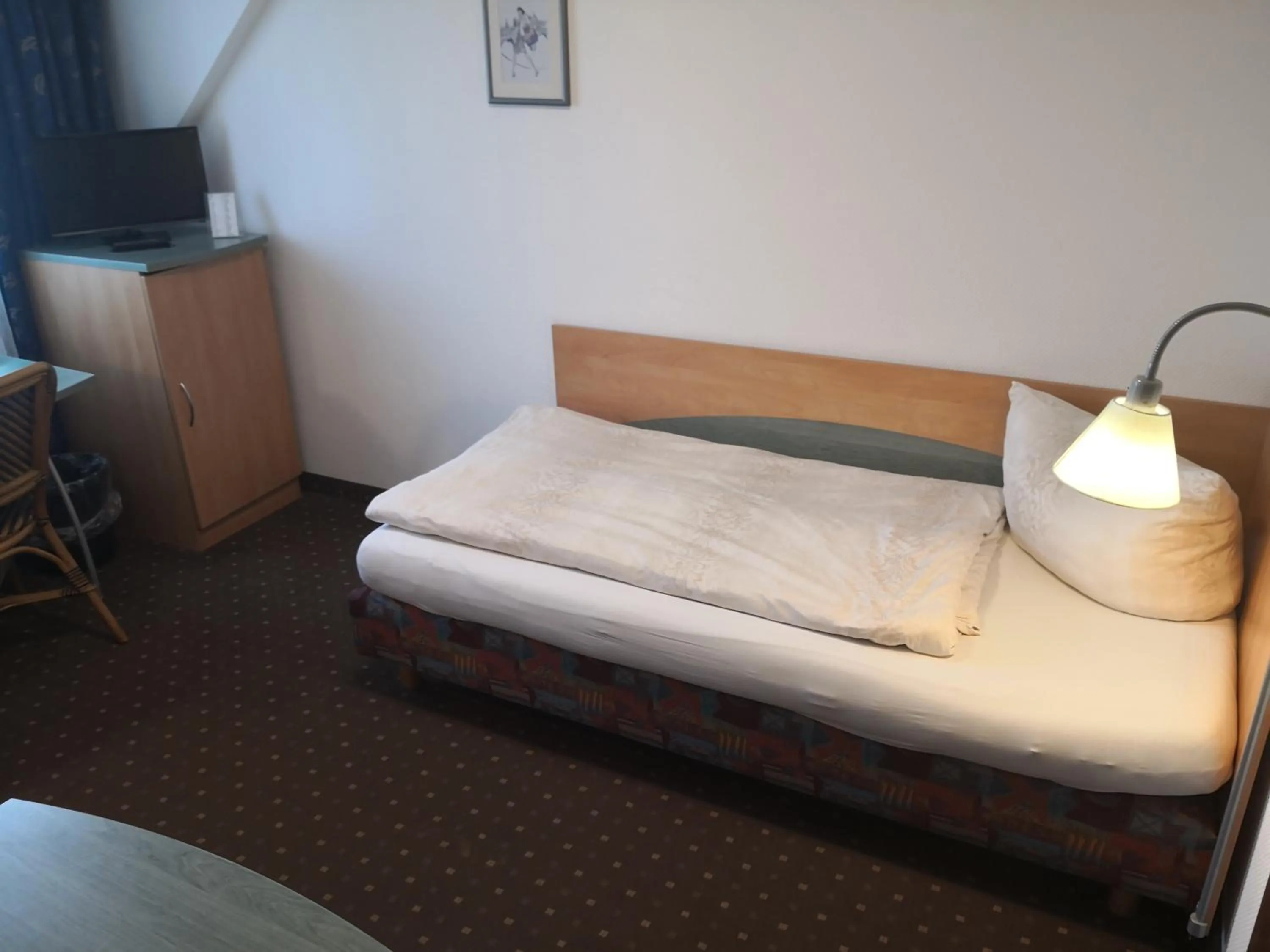 Bed in Pension am Heusteig