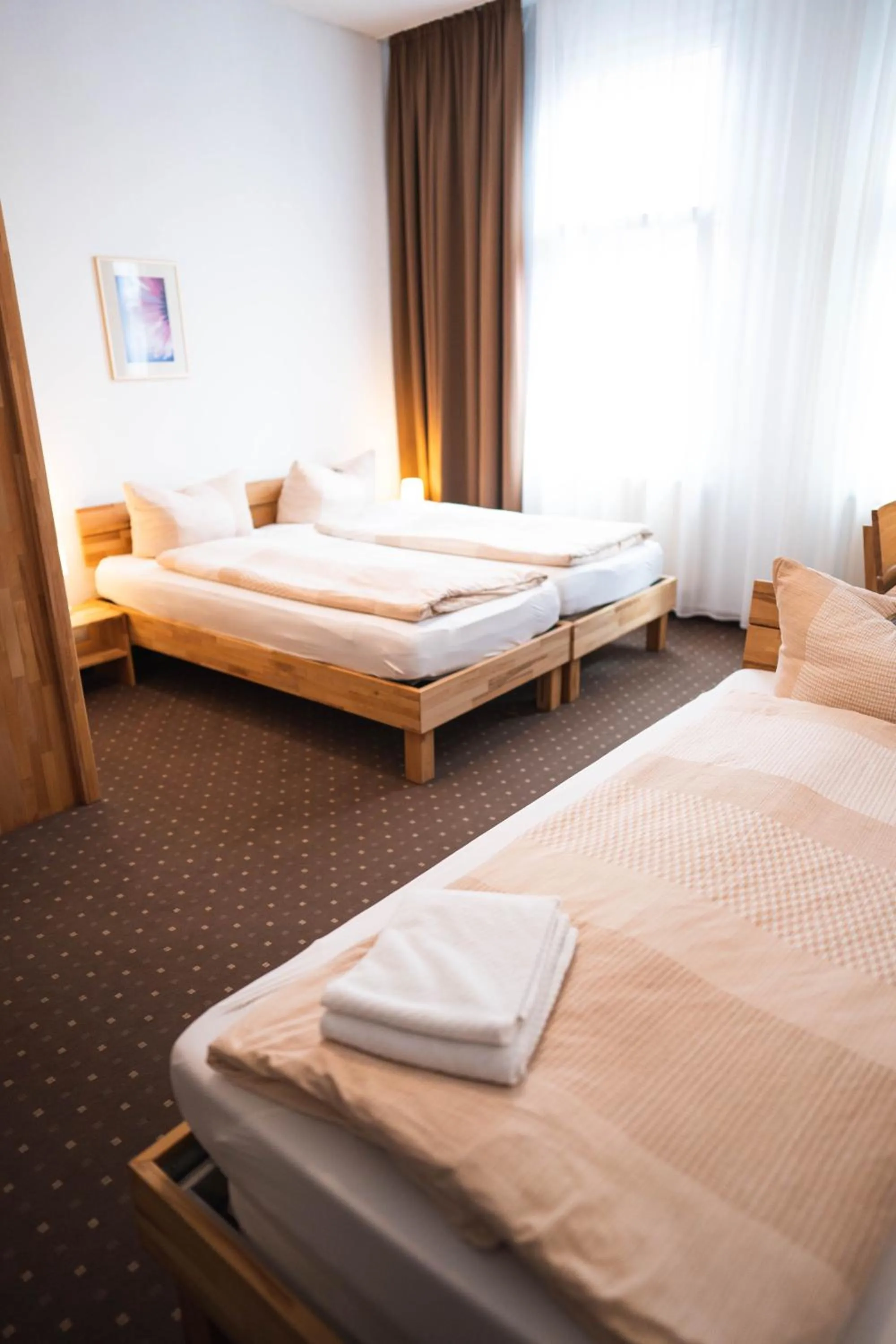Photo of the whole room, Bed in Pension am Heusteig