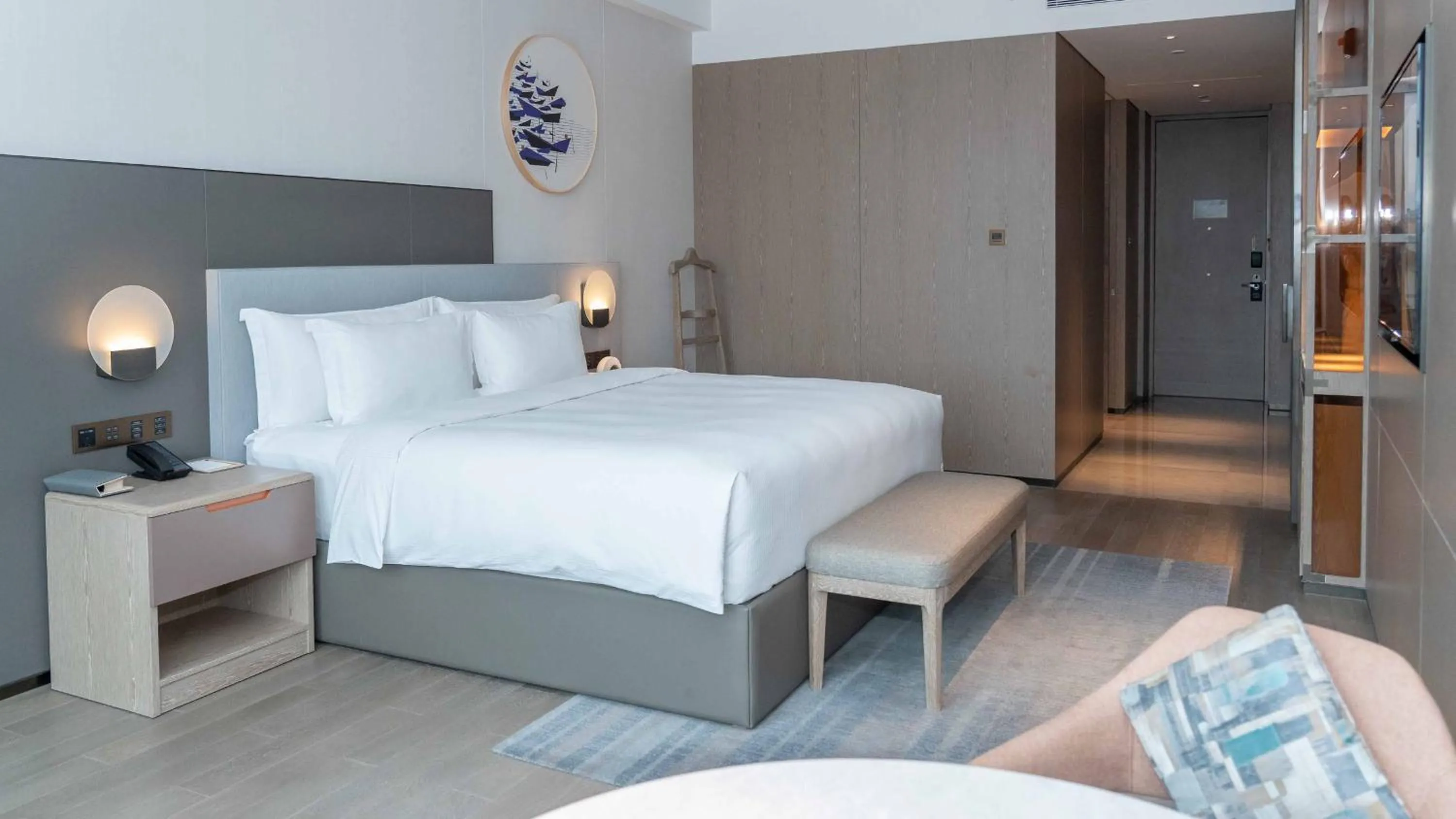 On site, Bed in Vignette Collection Hangzhou Huaxia Center Hotel by IHG