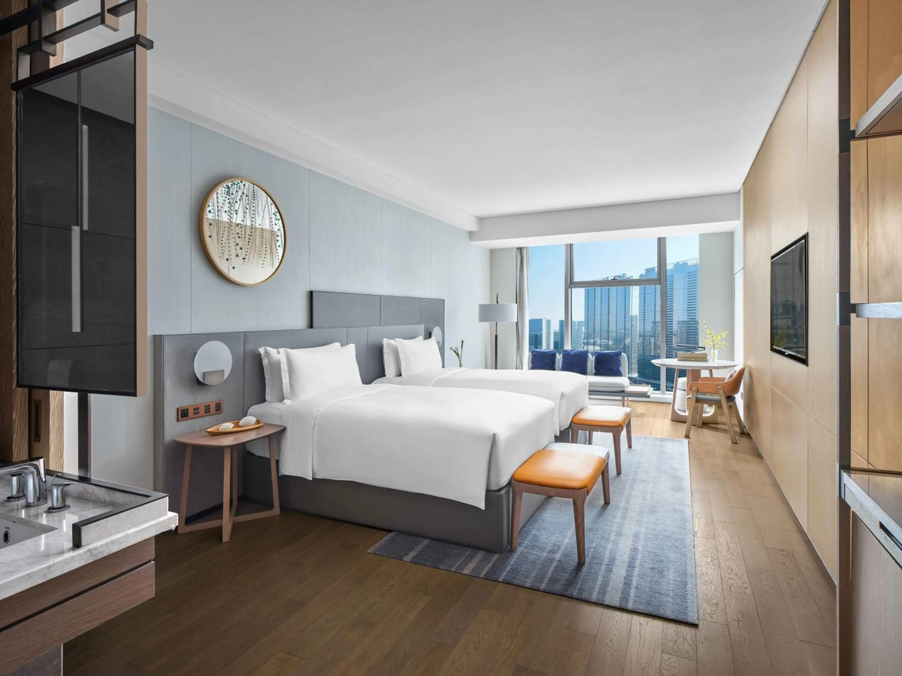 Bed in Vignette Collection Hangzhou Huaxia Center Hotel by IHG