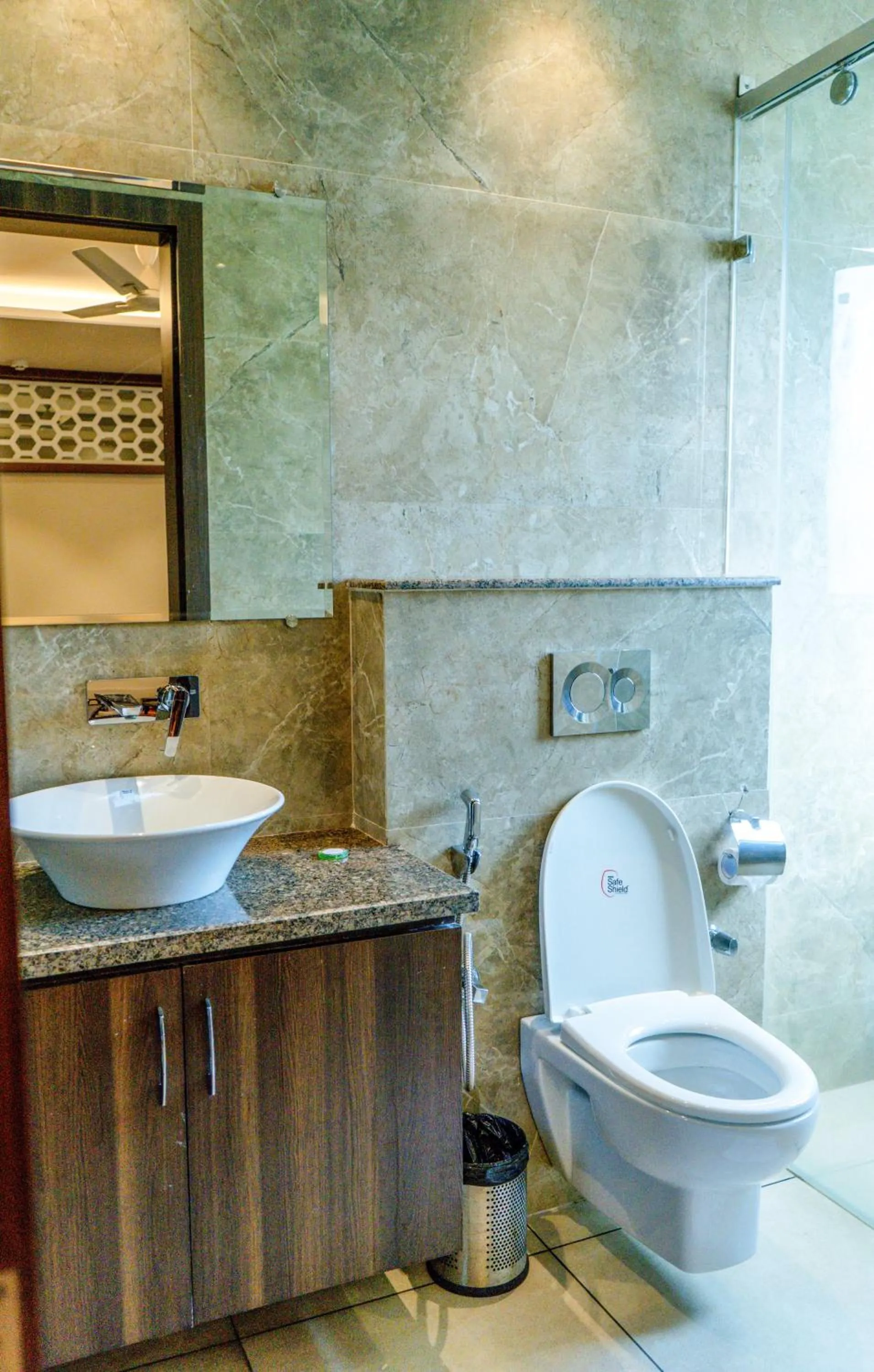 Bathroom in juSTa Palampur Resort & Convention Centre