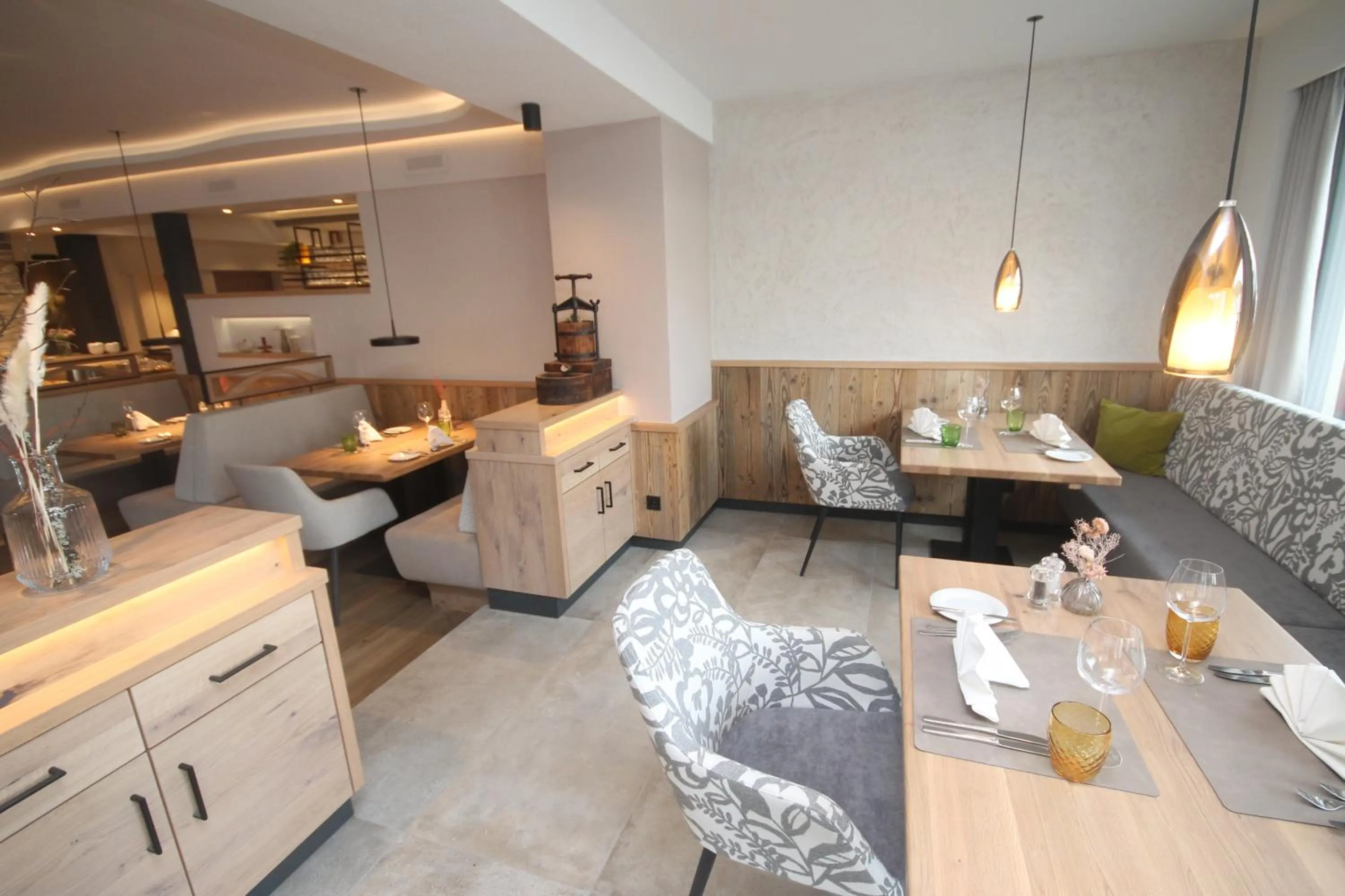 Restaurant/places to eat in Wohlfühlhotel Bercher