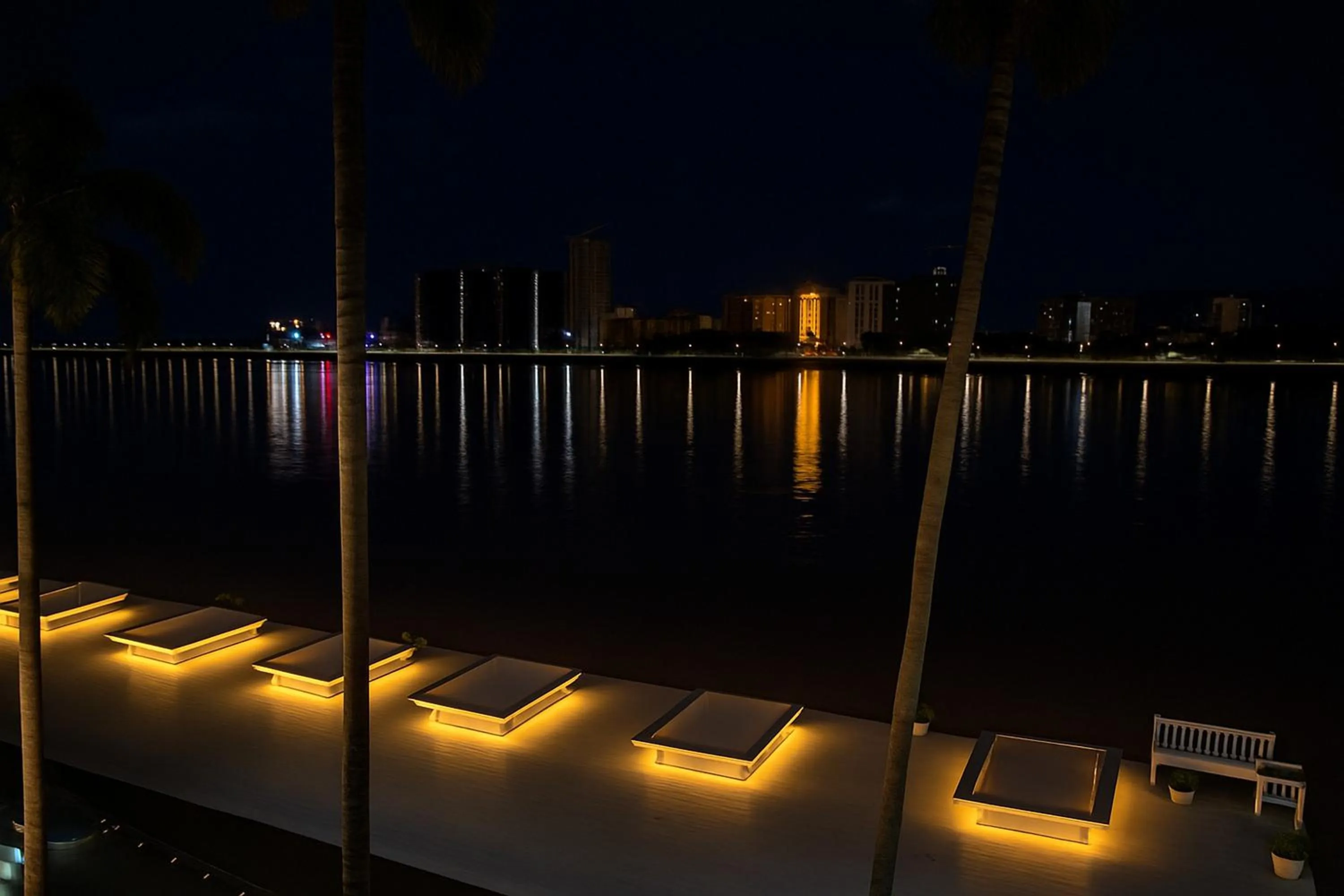 Night in River Breeze Chiangsaen