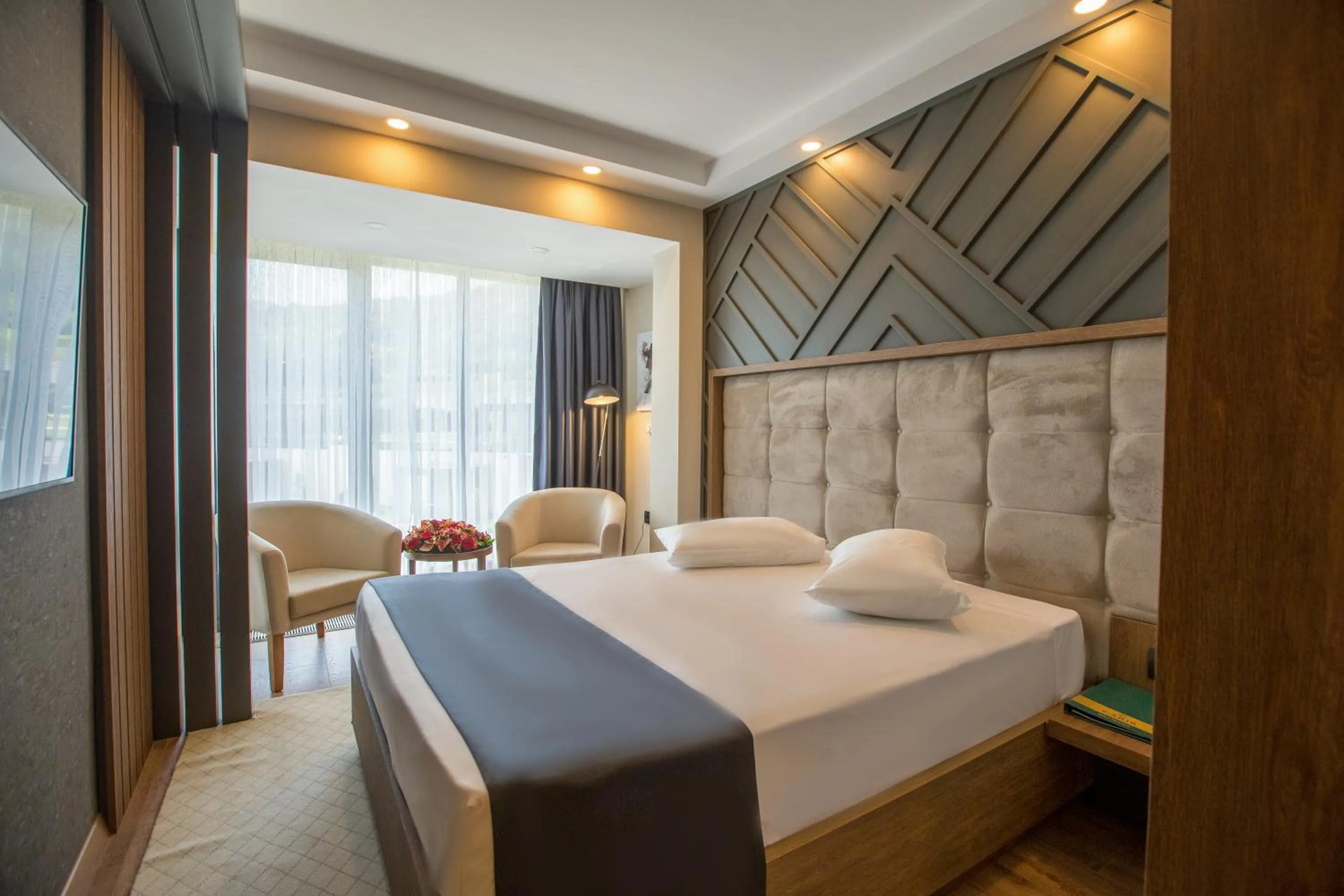 Bed in Cabir Deluxe Hotel Sapanca