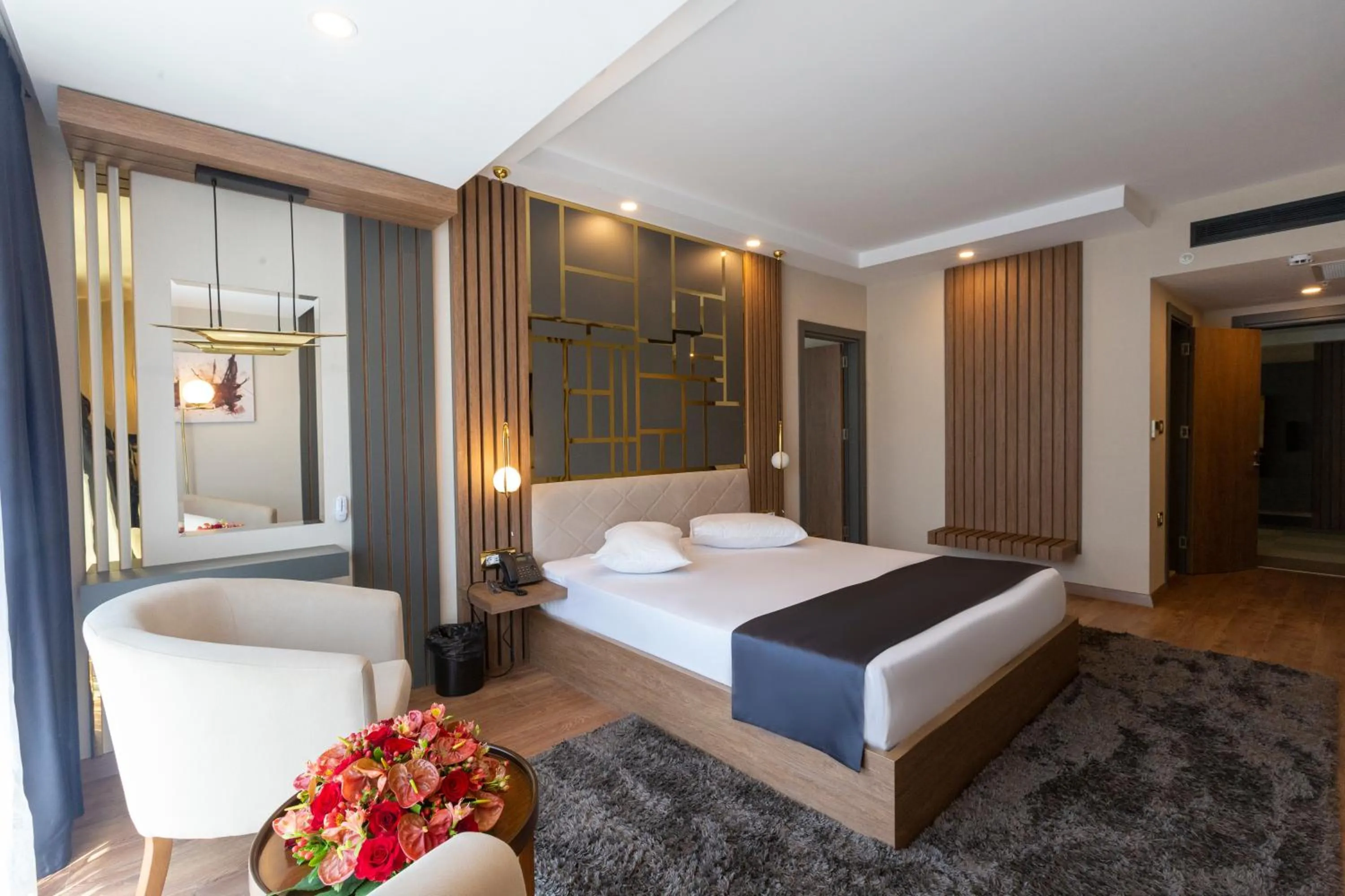 Bed in Cabir Deluxe Hotel Sapanca