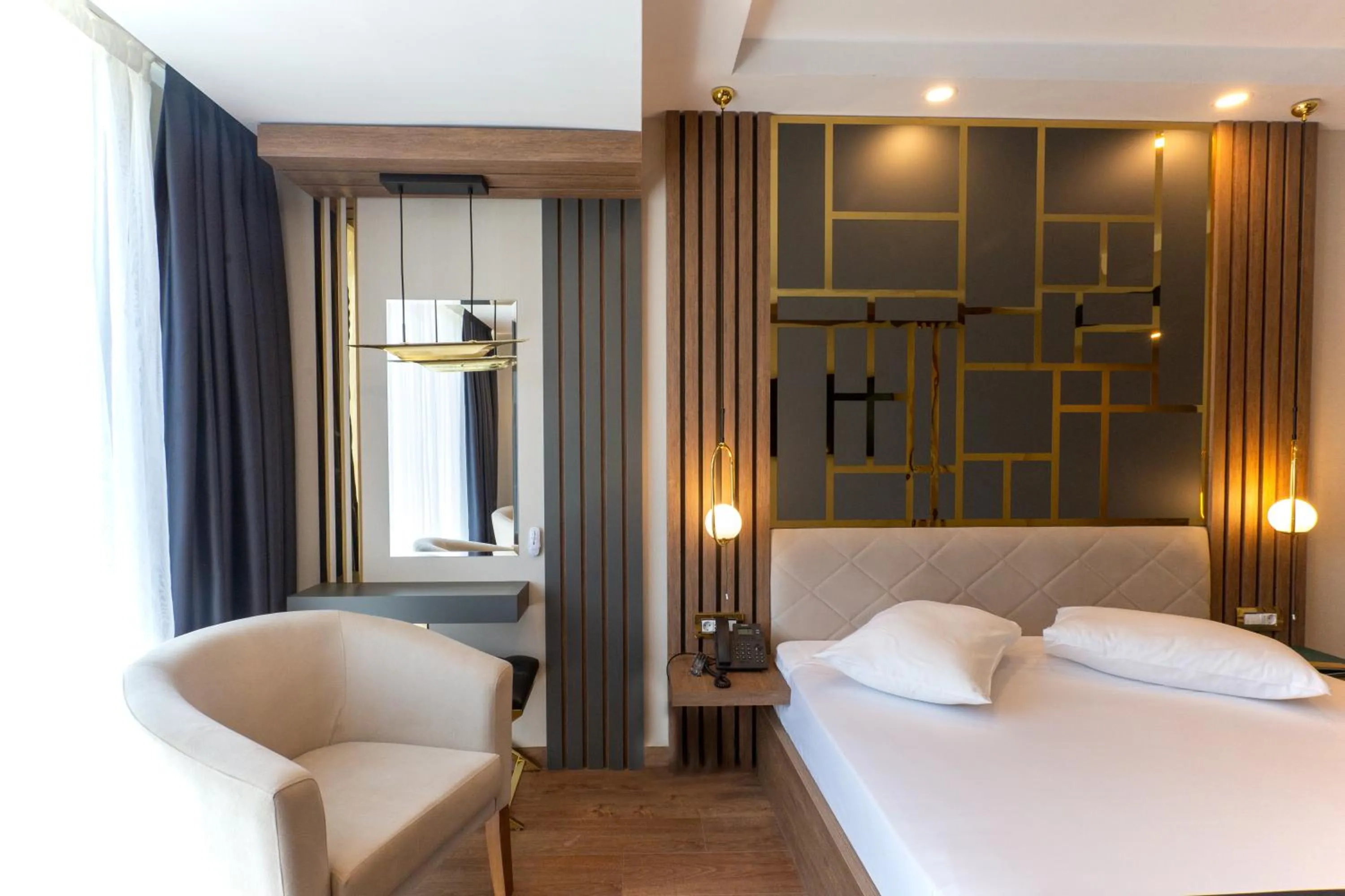 Bed in Cabir Deluxe Hotel Sapanca