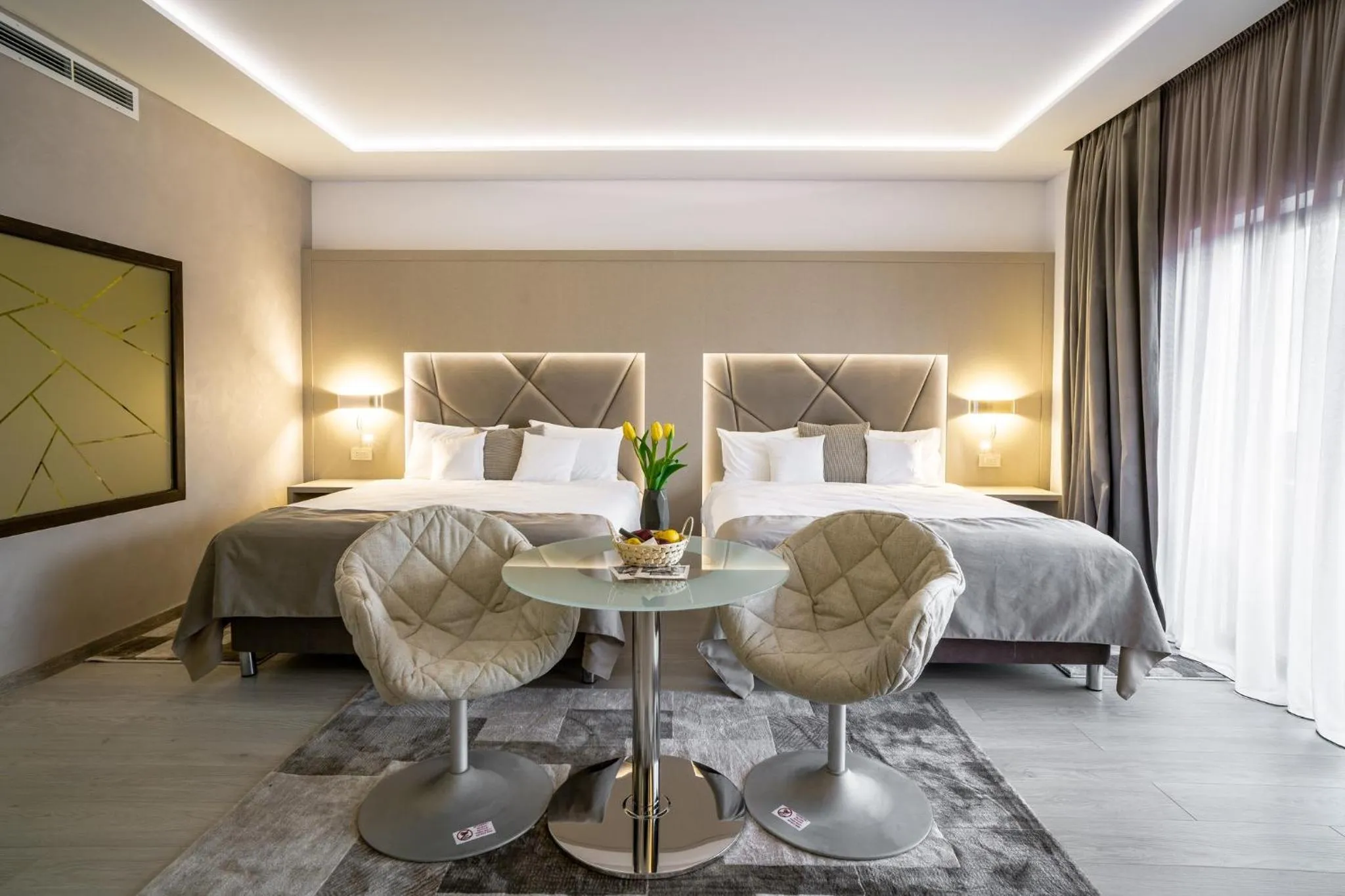 Bed in Hotel Eden Garden Spa