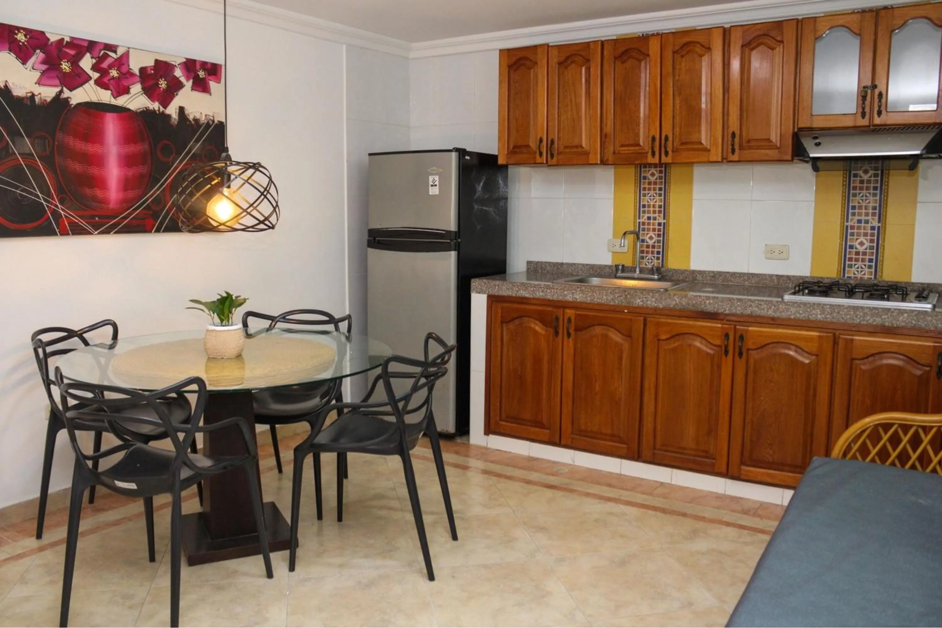 Kitchen or kitchenette in Hotel Marie Real Cartagena