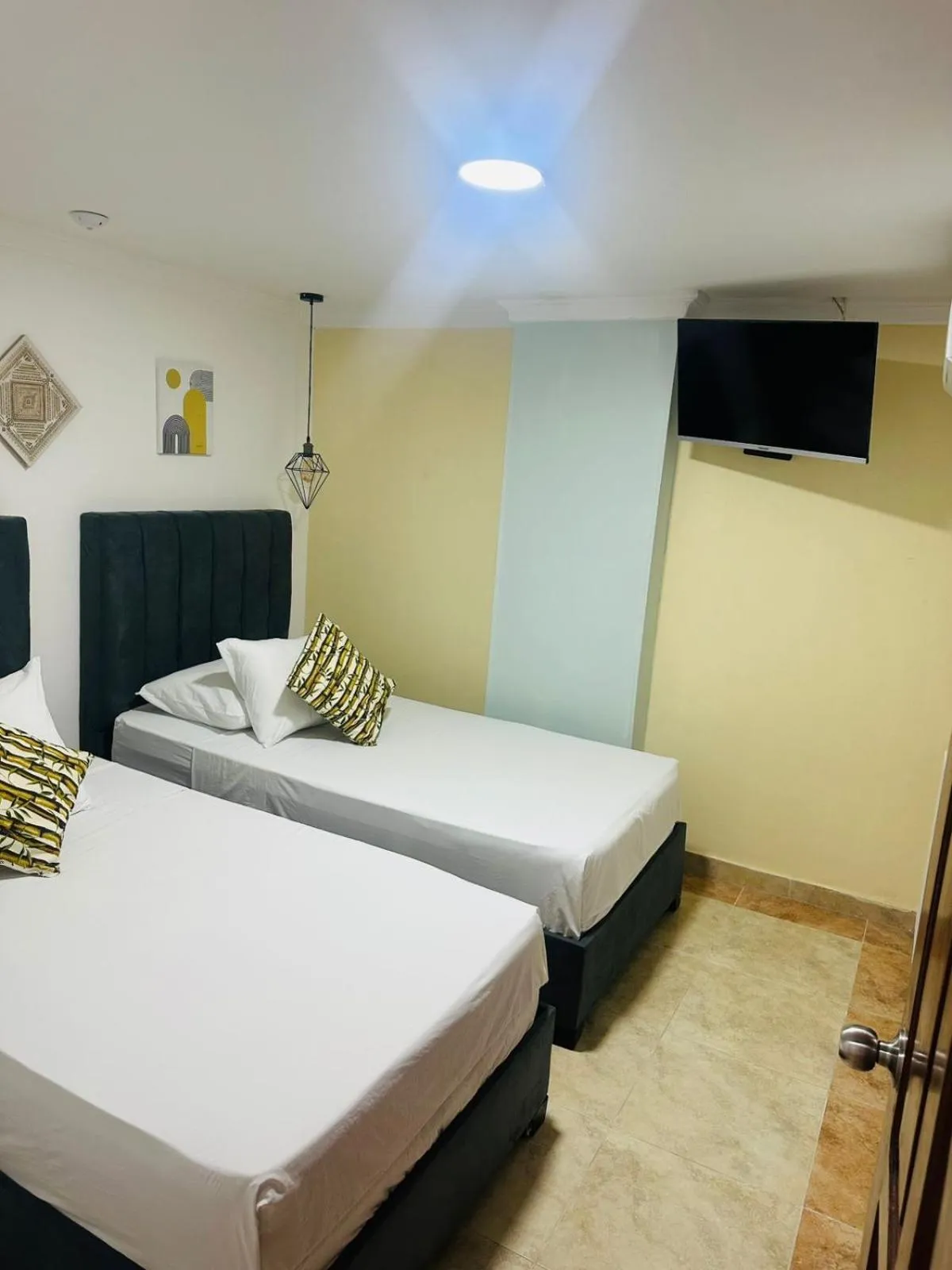 Bed in Hotel Marie Real Cartagena