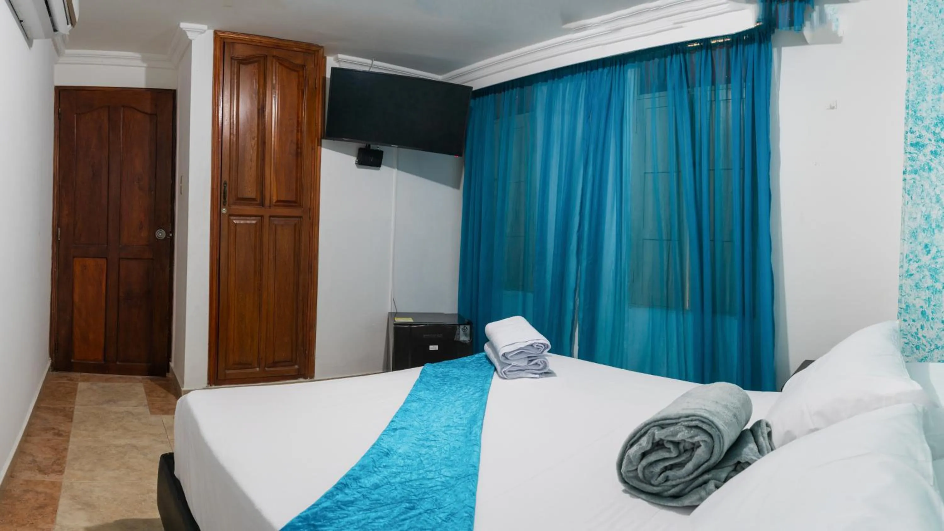 Bedroom, Bed in Hotel Marie Real Cartagena