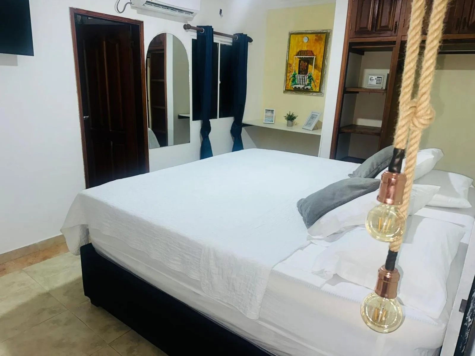Bed in Hotel Marie Real Cartagena