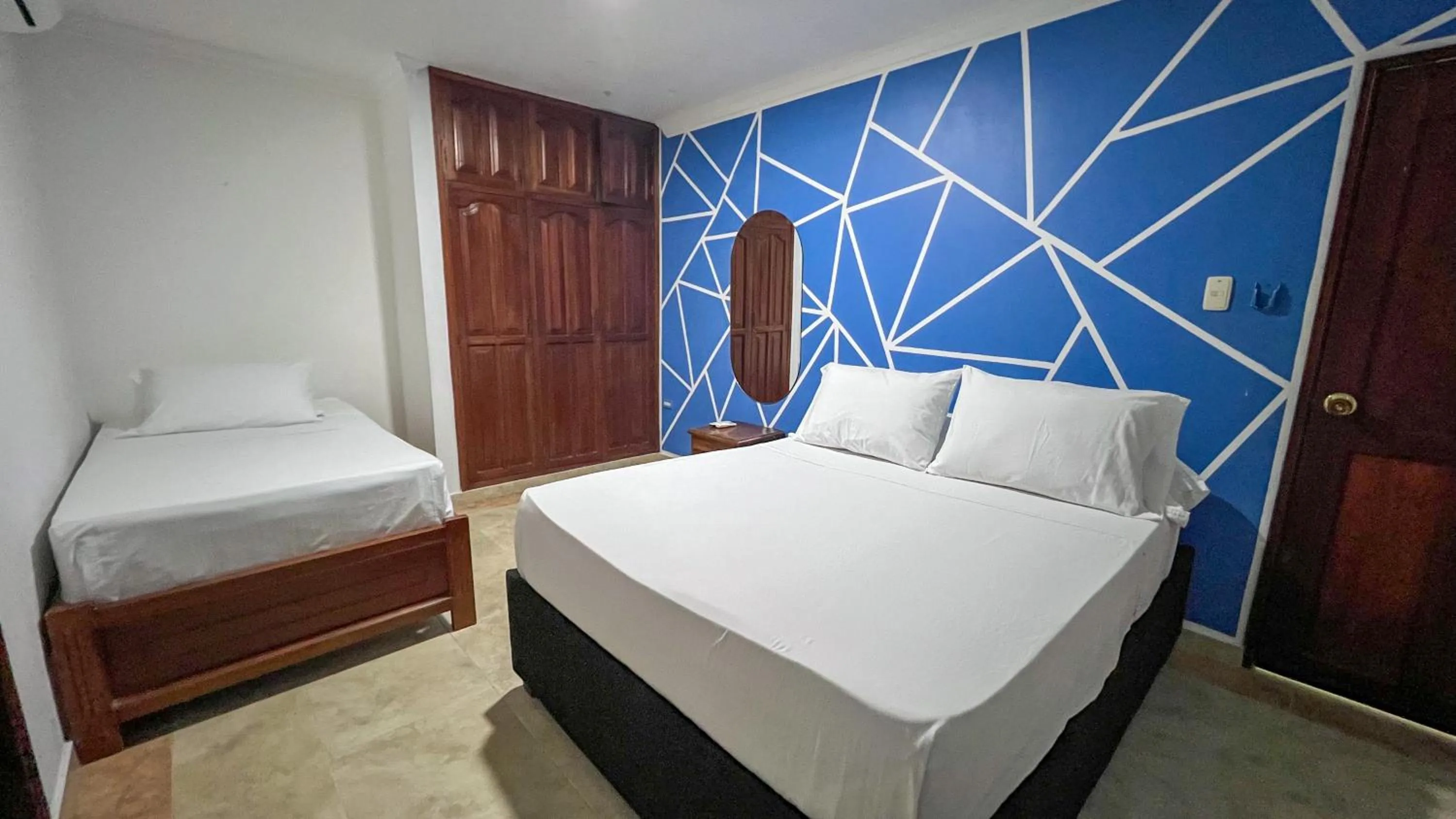 Bed in Hotel Marie Real Cartagena