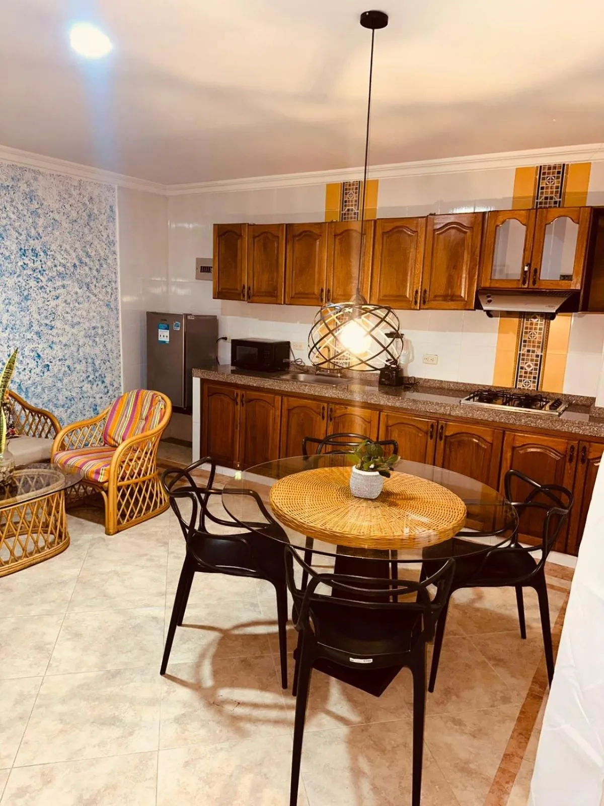 Kitchen or kitchenette in Hotel Marie Real Cartagena