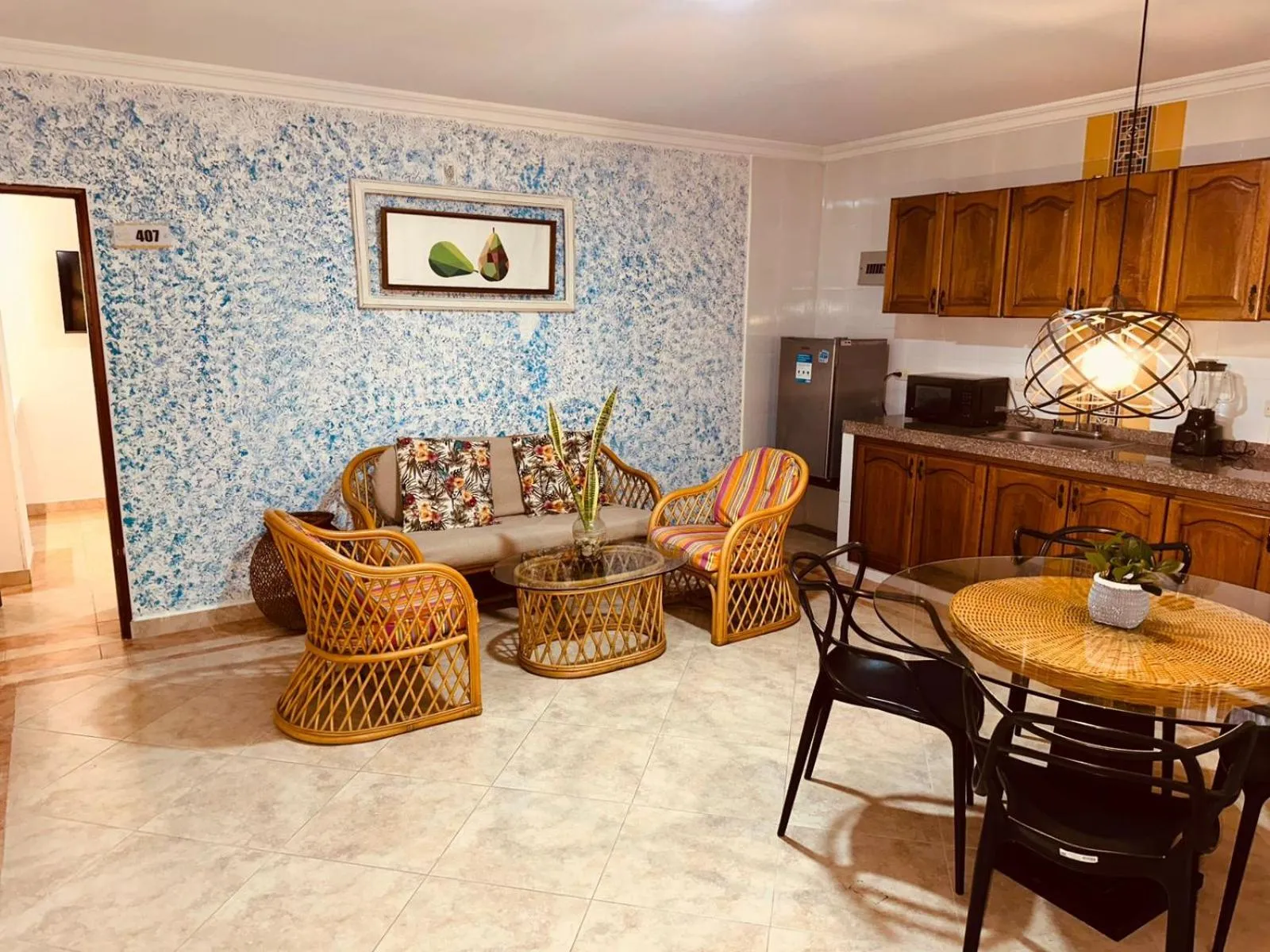 Seating area in Hotel Marie Real Cartagena