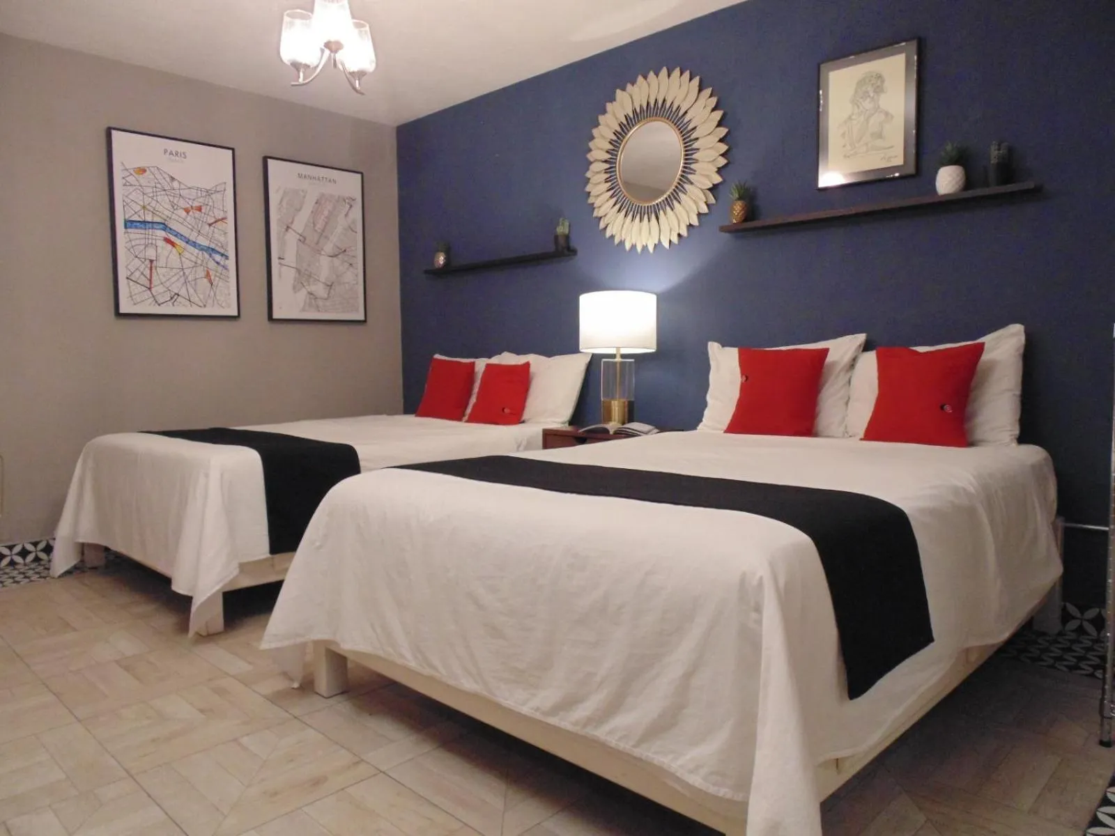 Bed in Suites Viveros de Coyoacán, estilo y comfort