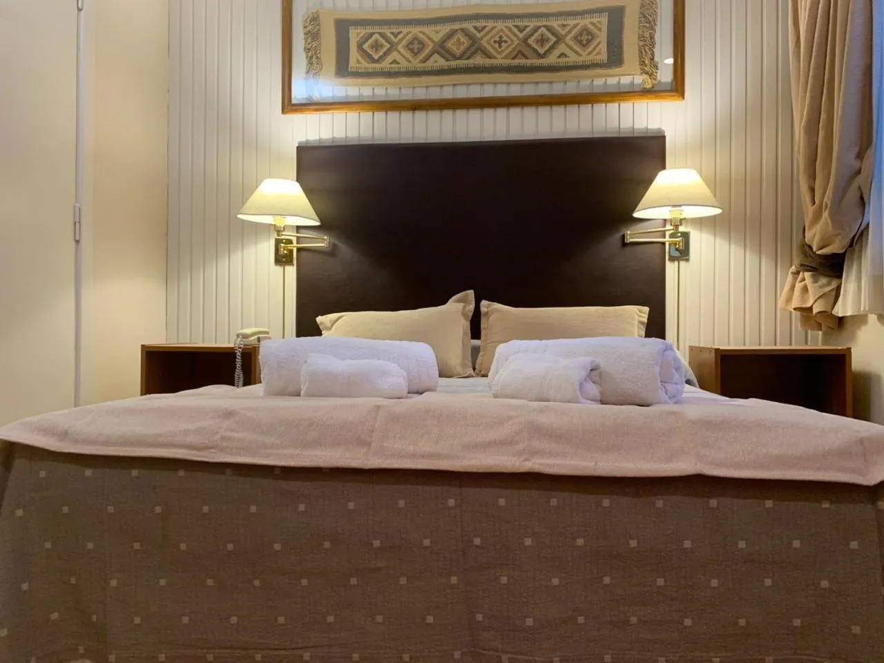 Bed in Hotel Nordico