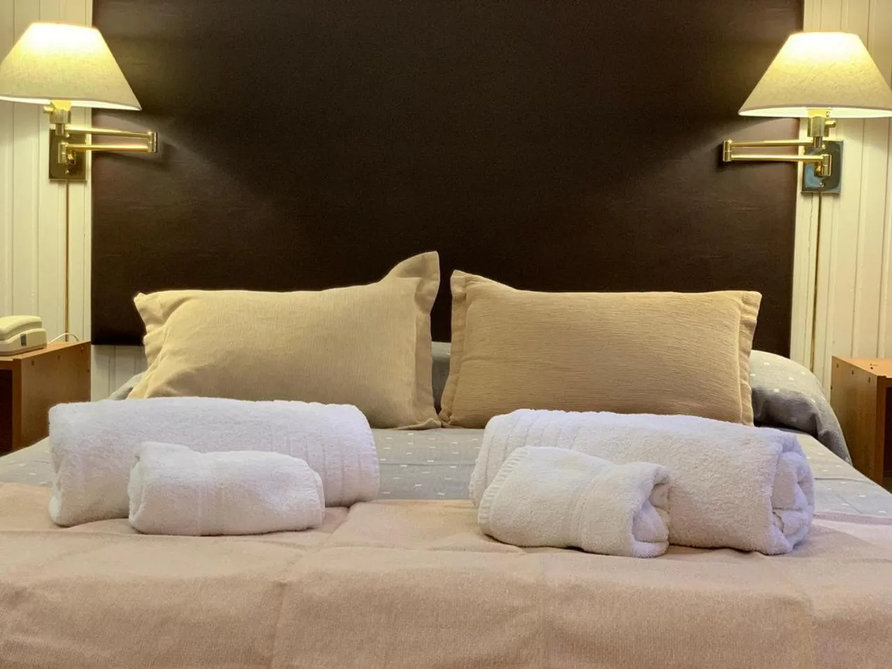 Bed in Hotel Nordico