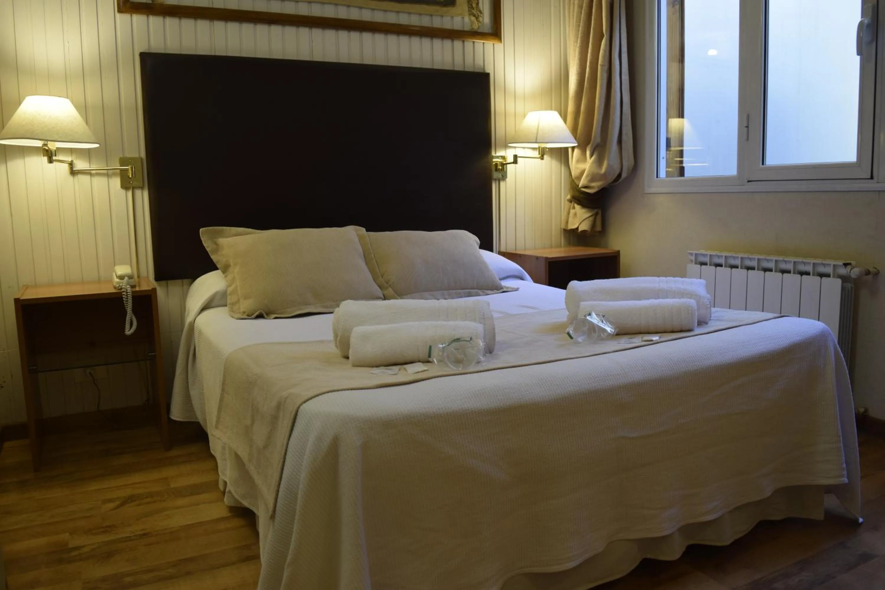 Bed in Hotel Nordico