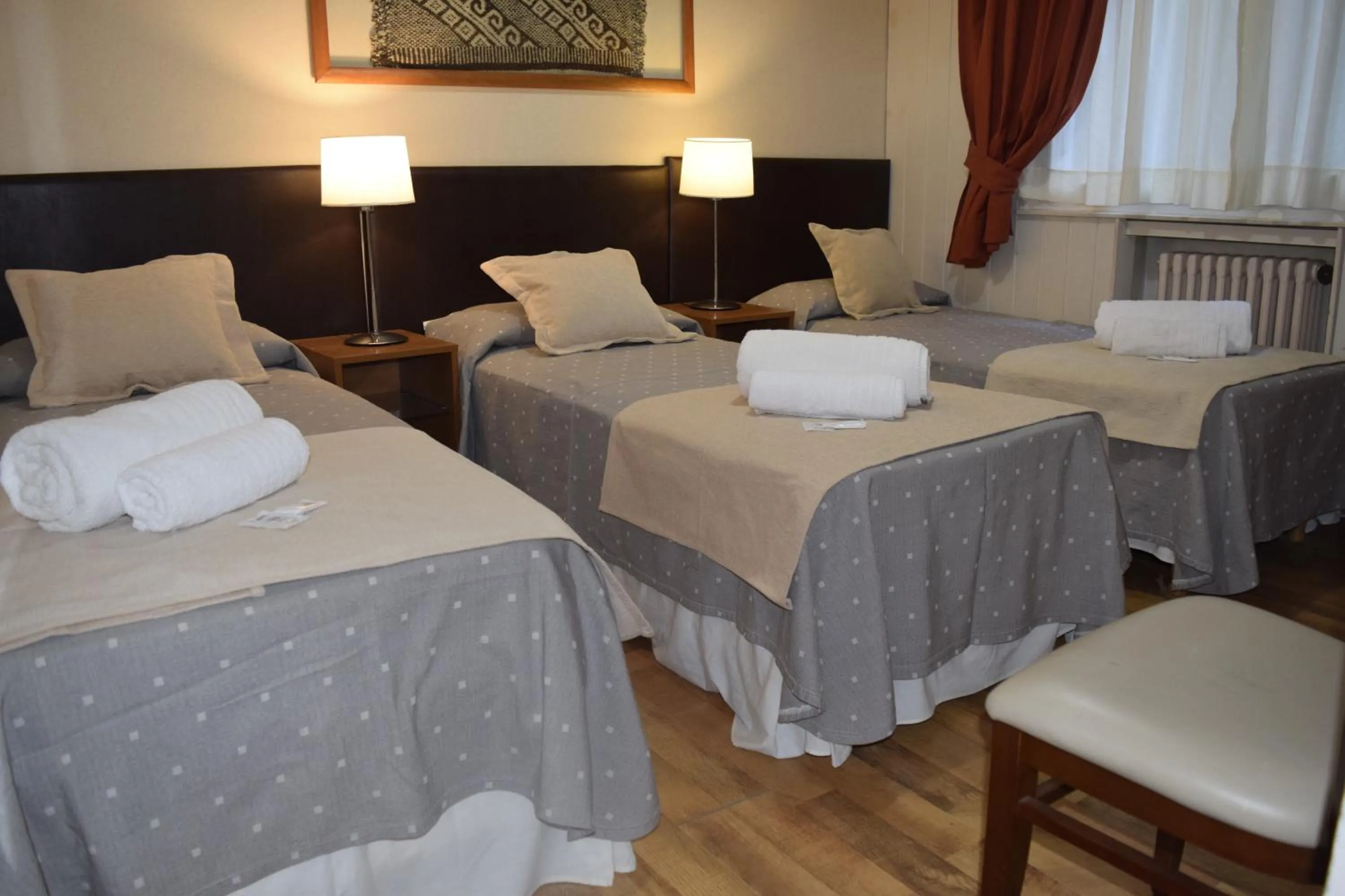 Bed in Hotel Nordico