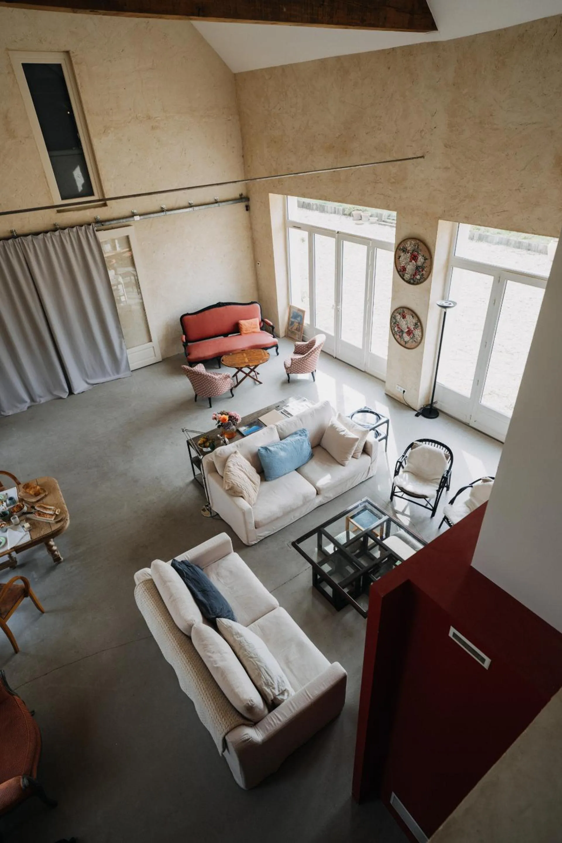 Living room, Bed in Les Granges Pelloquin