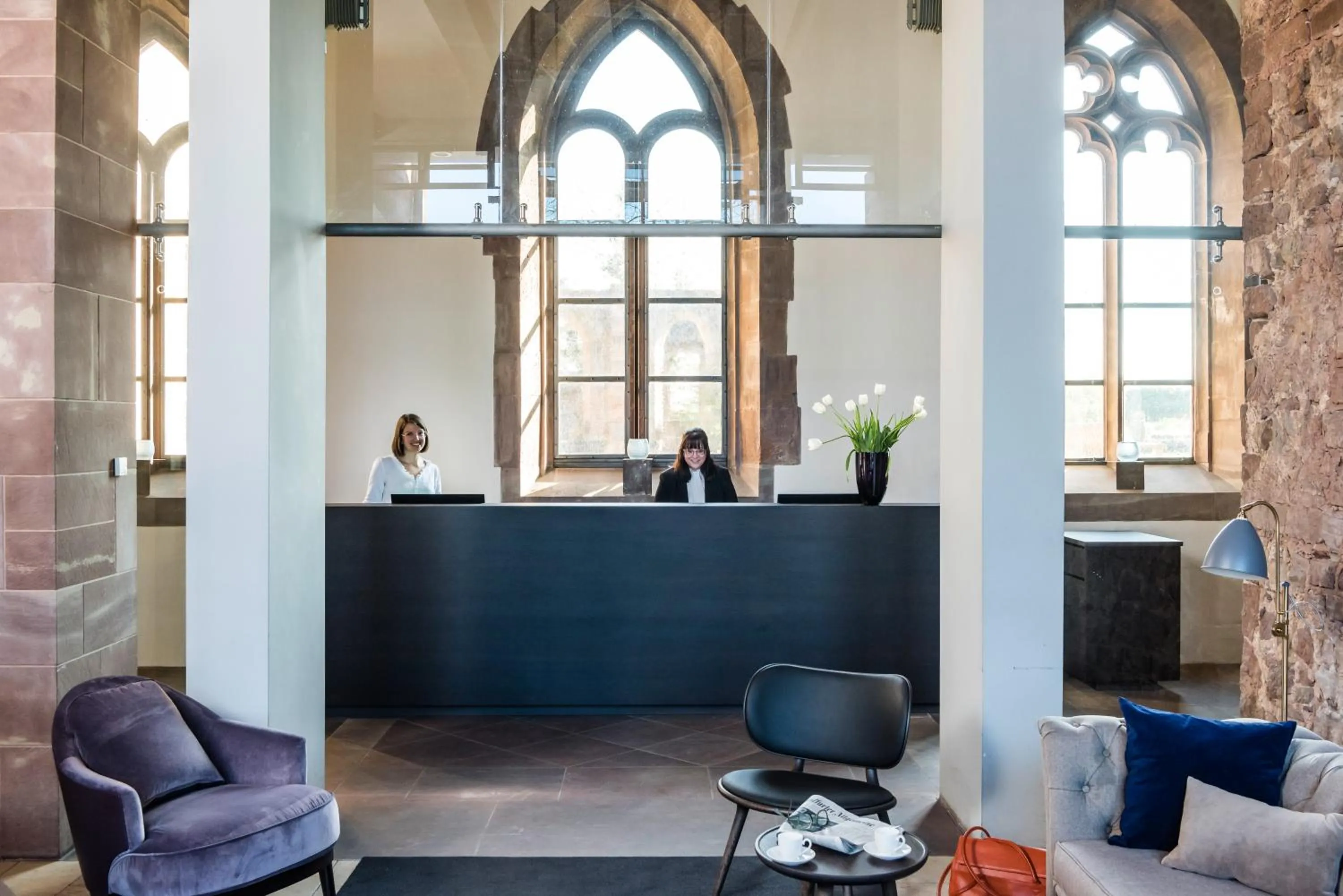 Lobby or reception in Kloster Hornbach