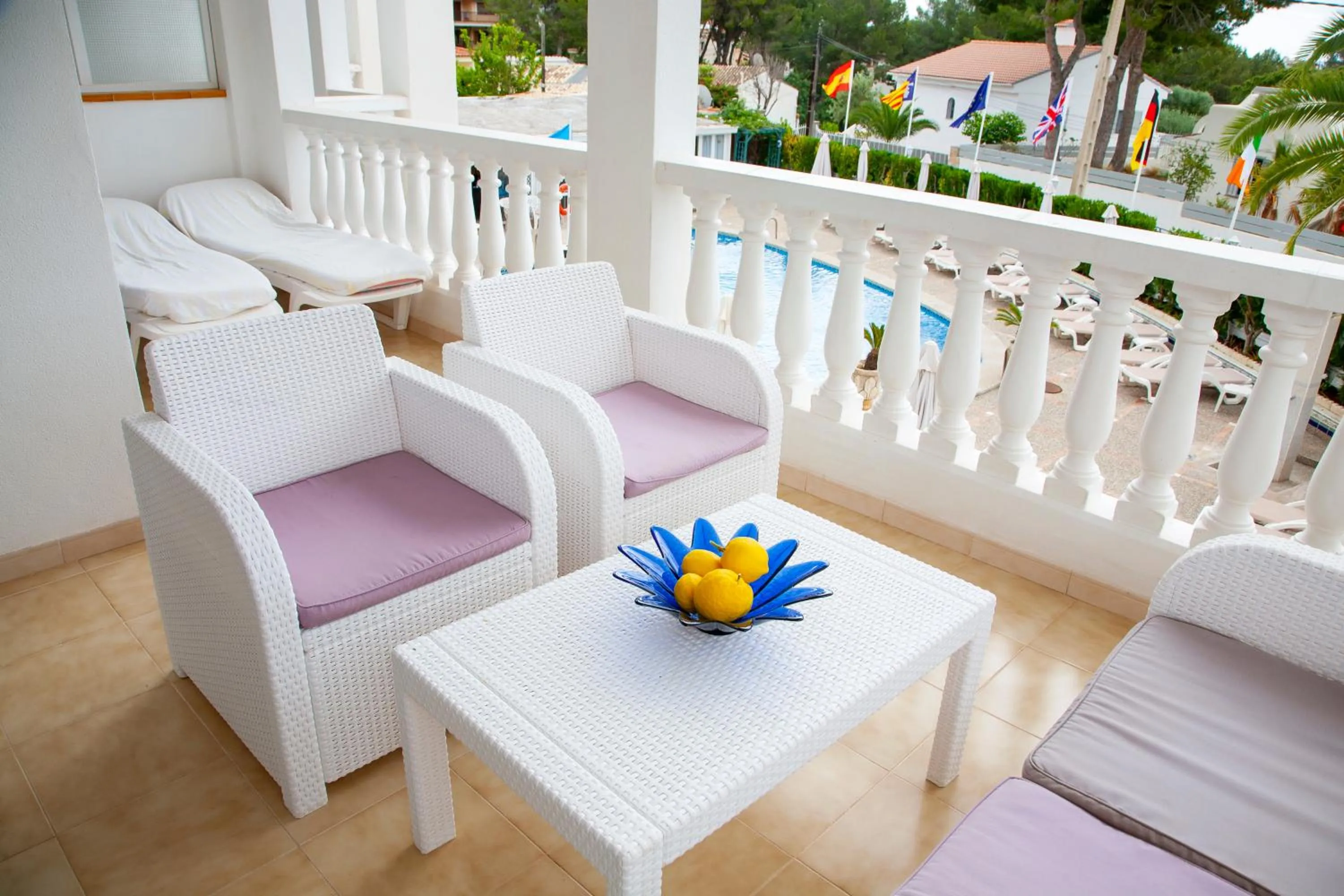 Balcony/Terrace in Atalaya Bosque Apartamentos