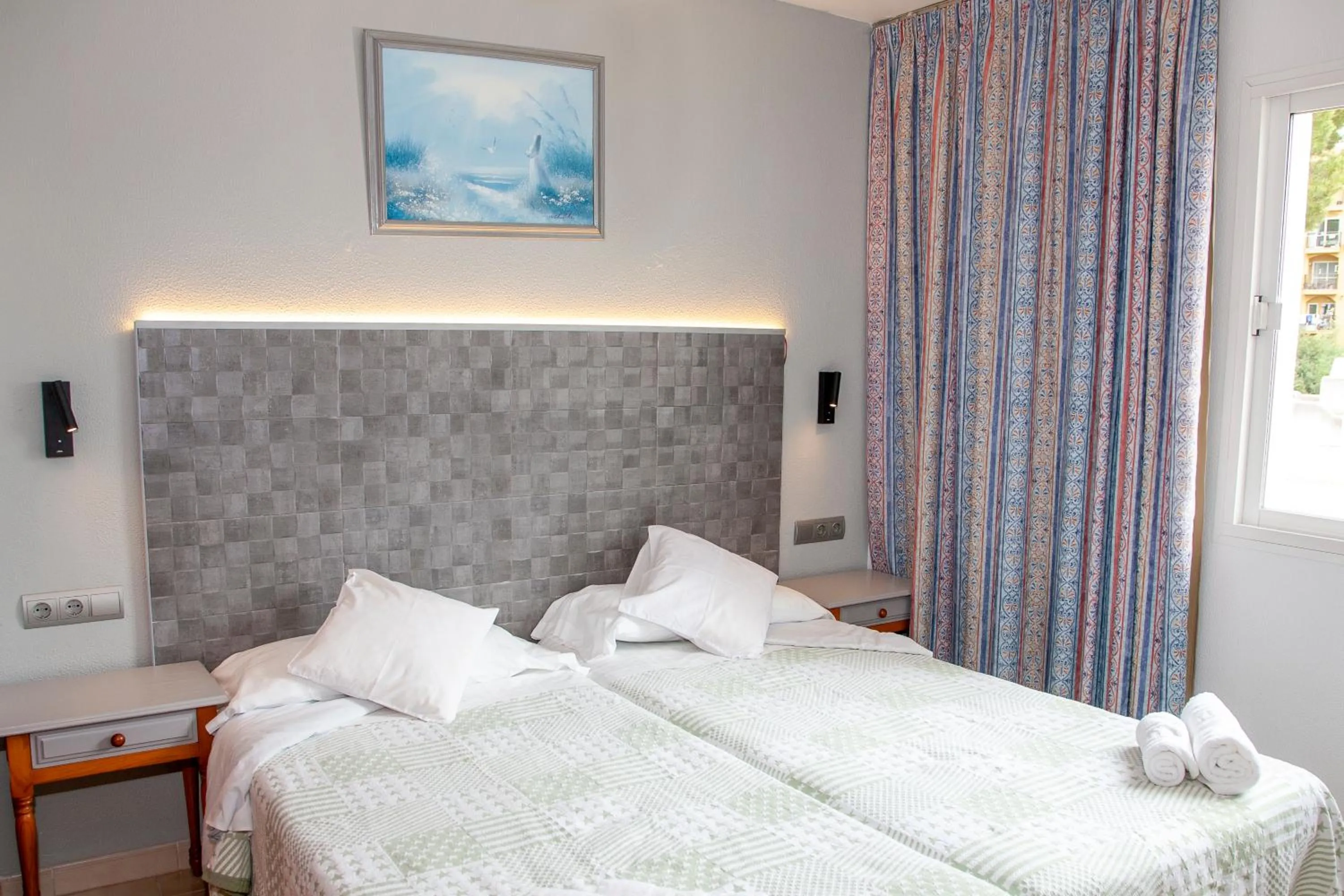 Bedroom, Bed in Atalaya Bosque Apartamentos