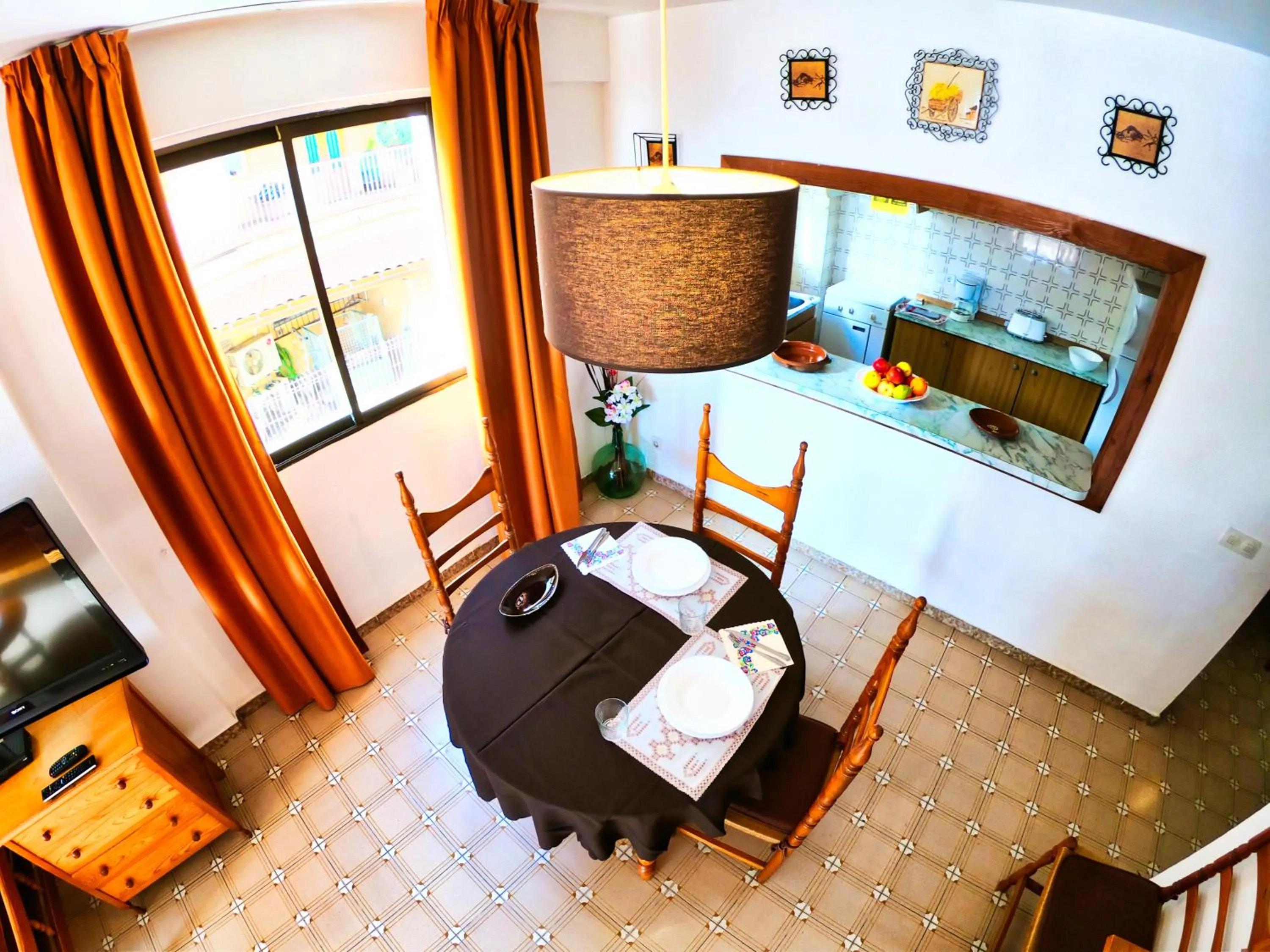 Living room, Bed in Bon Aire Apartamentos