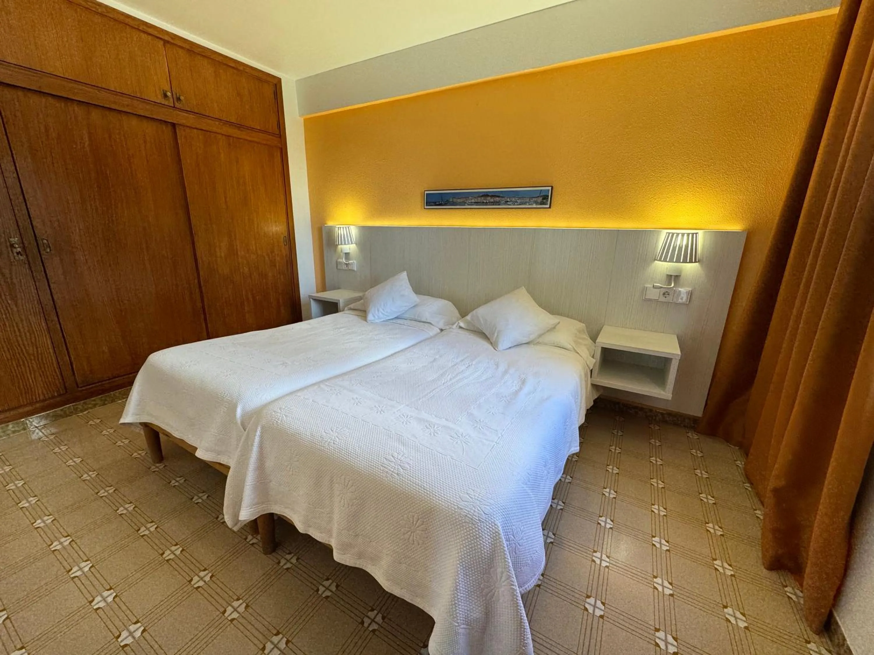 Bed in Bon Aire Apartamentos