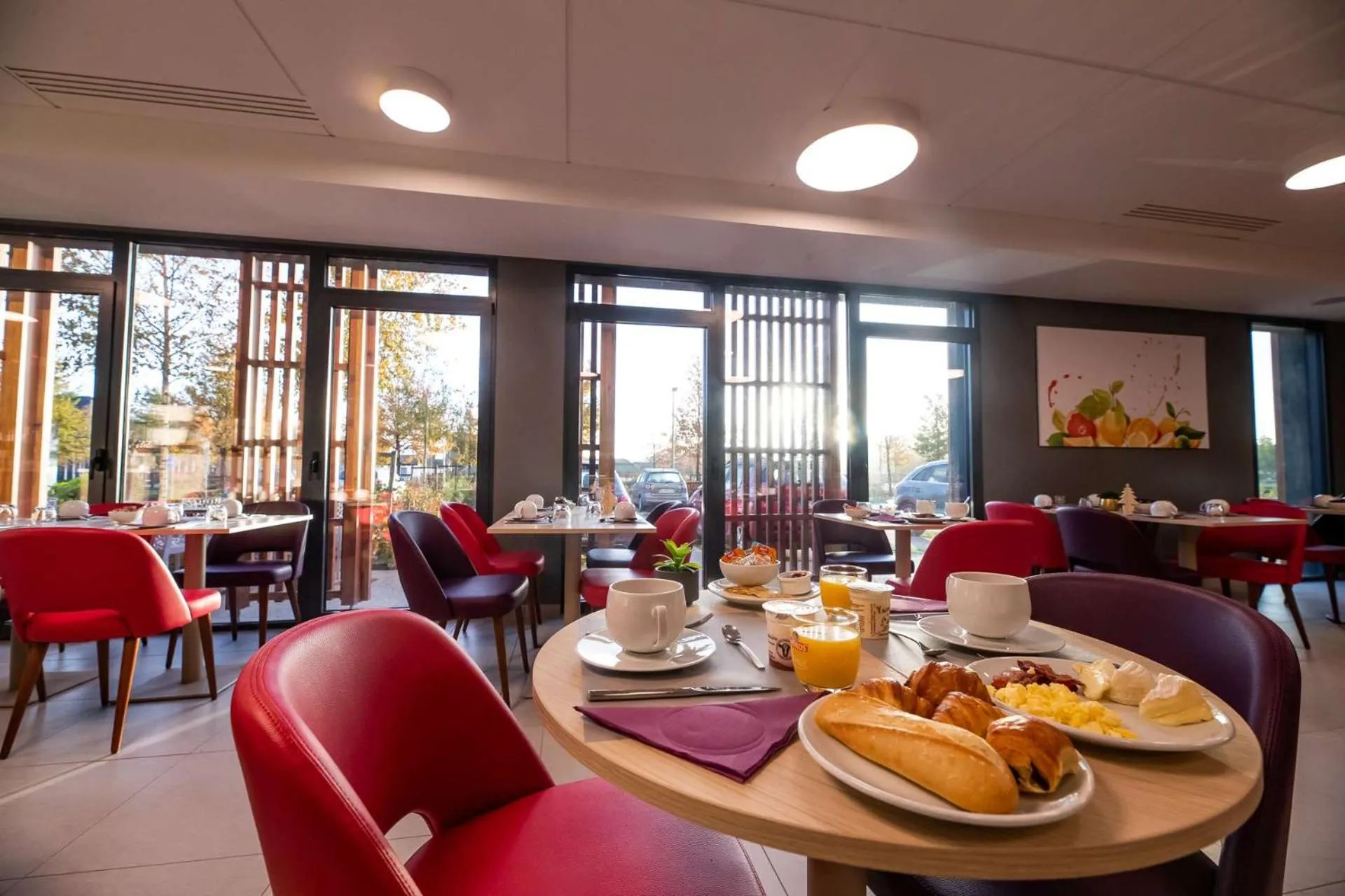 Breakfast in Brit Hotel Eden SPA Honfleur