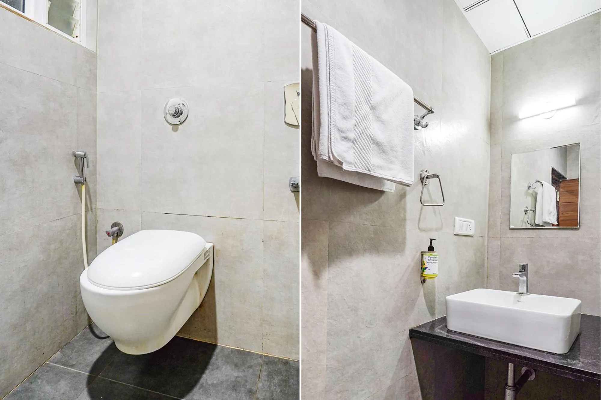 Bathroom in FabHotel Rove Inn & Suites - Nr Thammenahalli Village