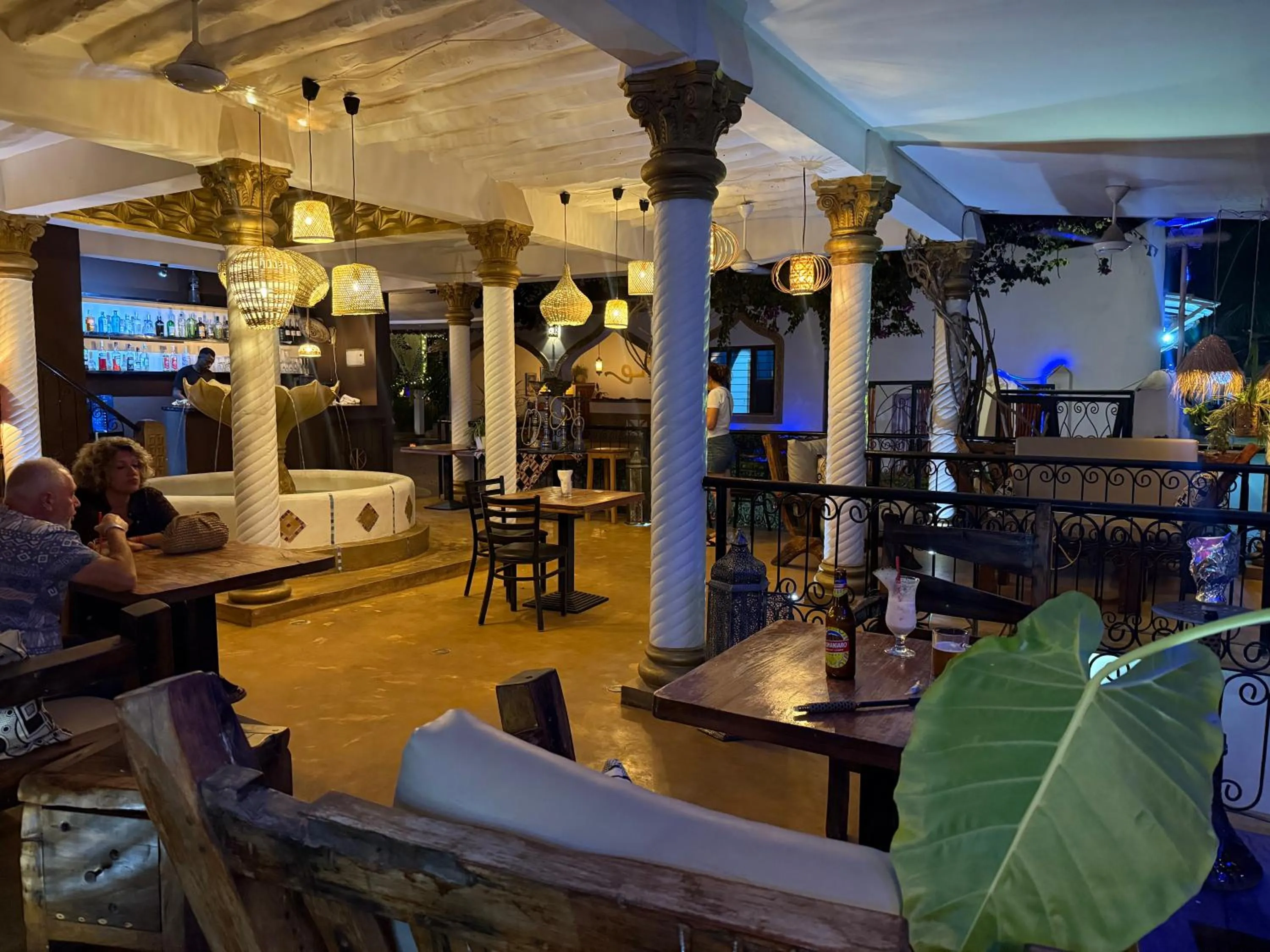 Restaurant/places to eat in Kibanda Natural Kendwa Villa