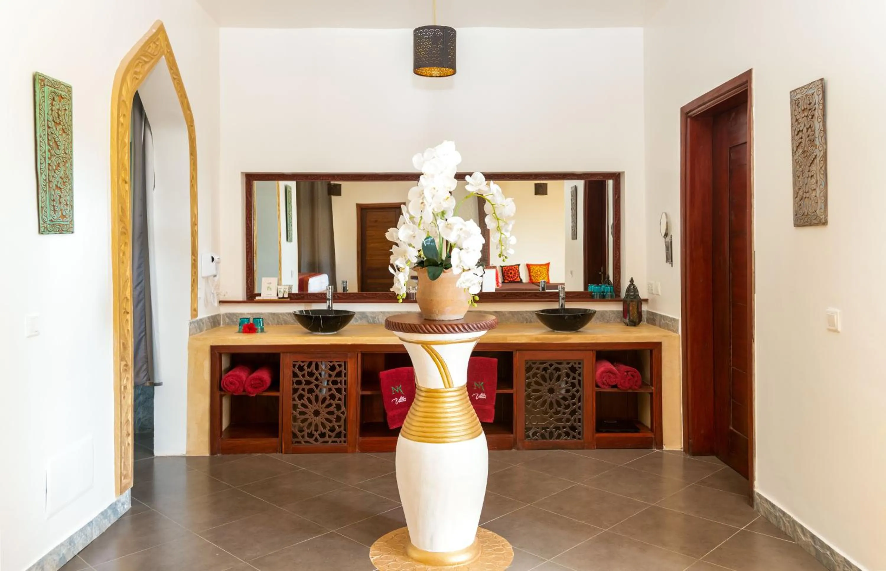 Bathroom in Kibanda Natural Kendwa Villa