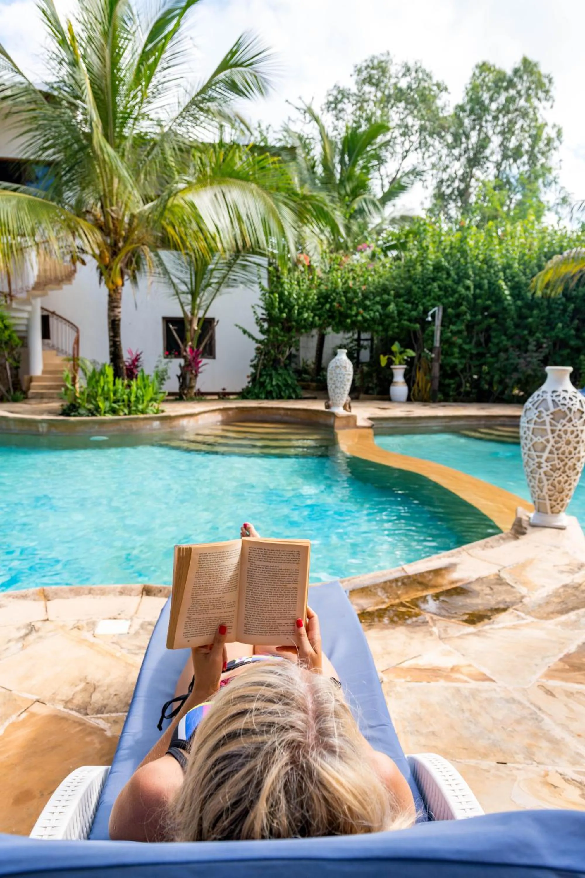 Pool view in Kibanda Natural Kendwa Villa