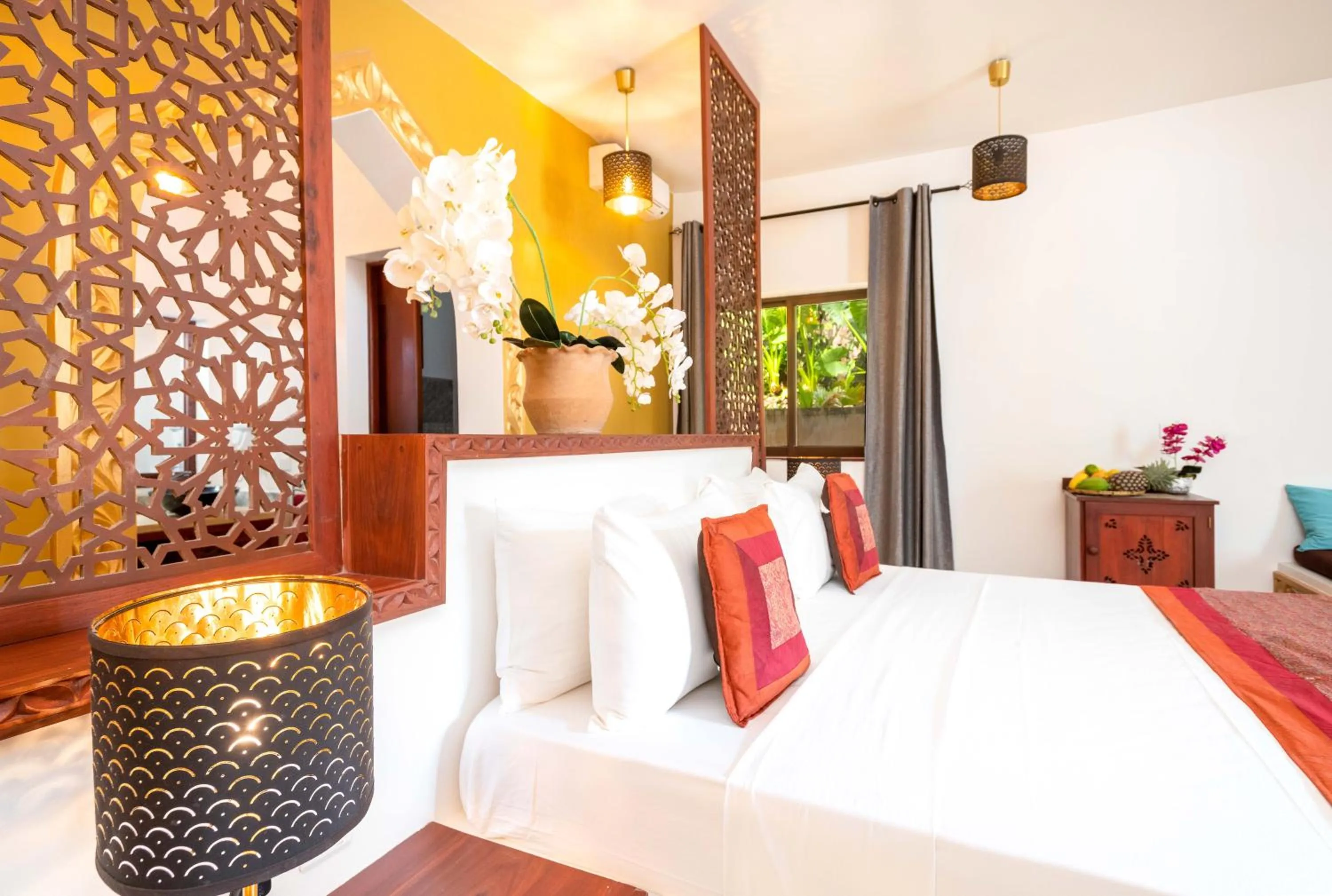 Bed in Kibanda Natural Kendwa Villa