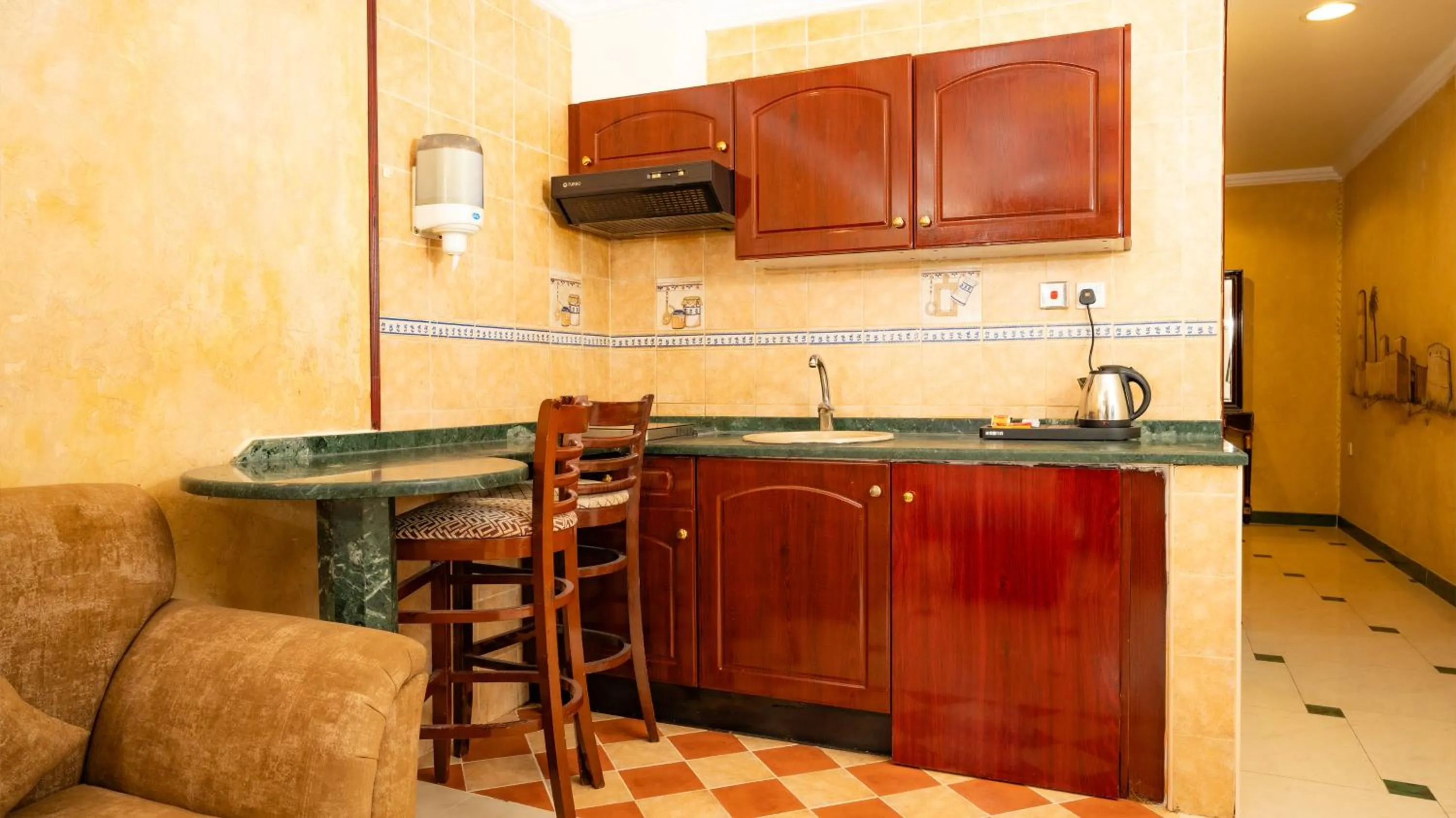 kitchen in Oriental Hotel Apartments