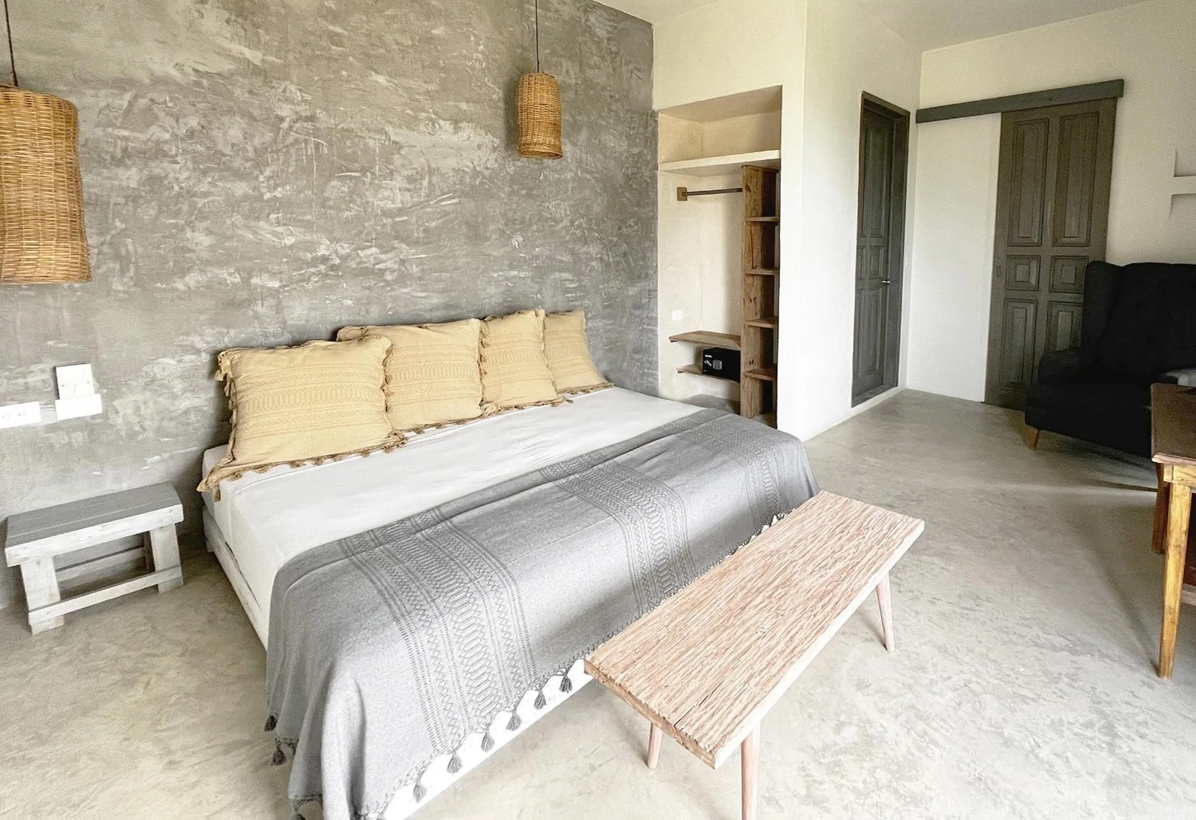 Bedroom, Bed in Boutique Hotel EL NIDO Holbox