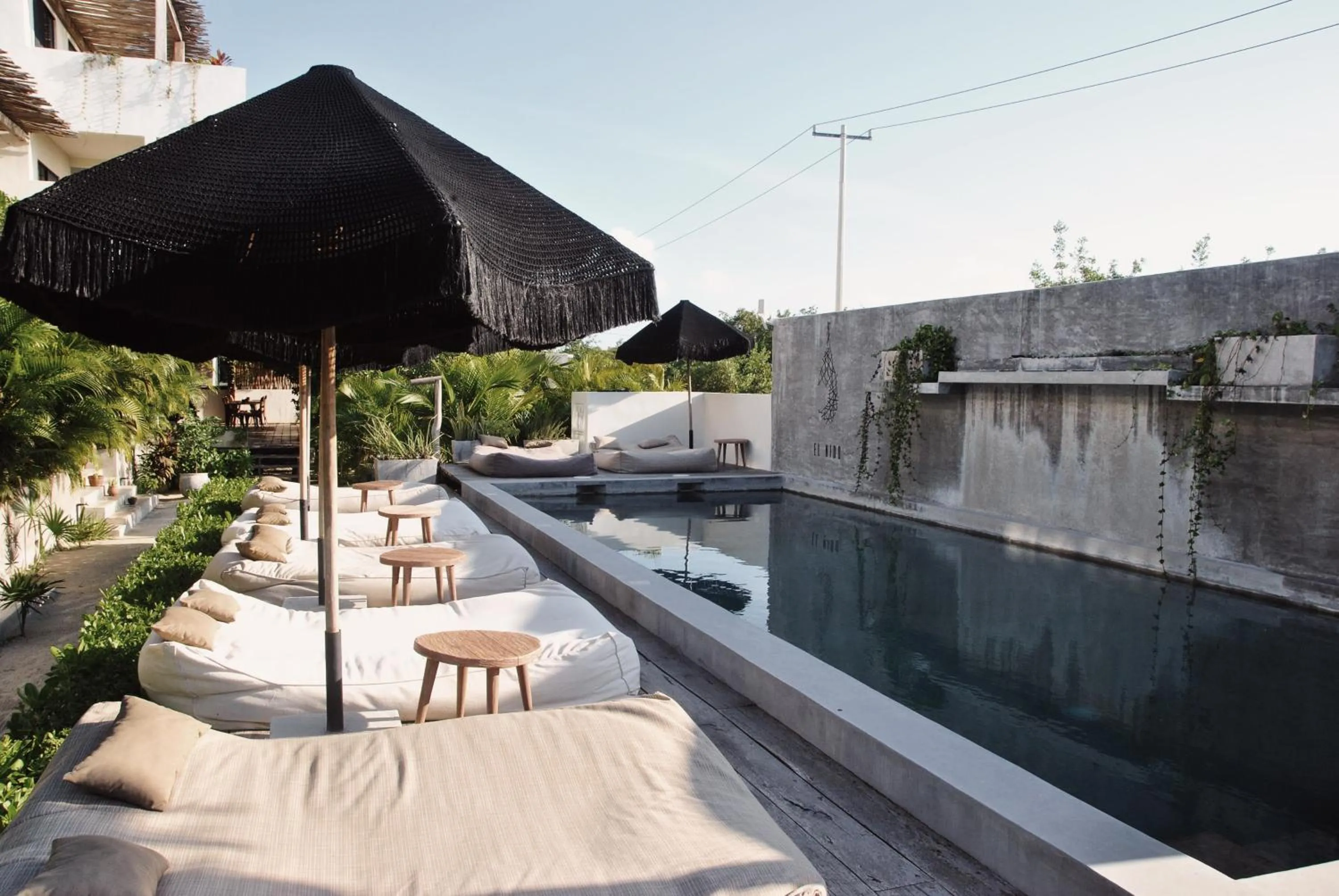 Swimming pool in Boutique Hotel EL NIDO Holbox