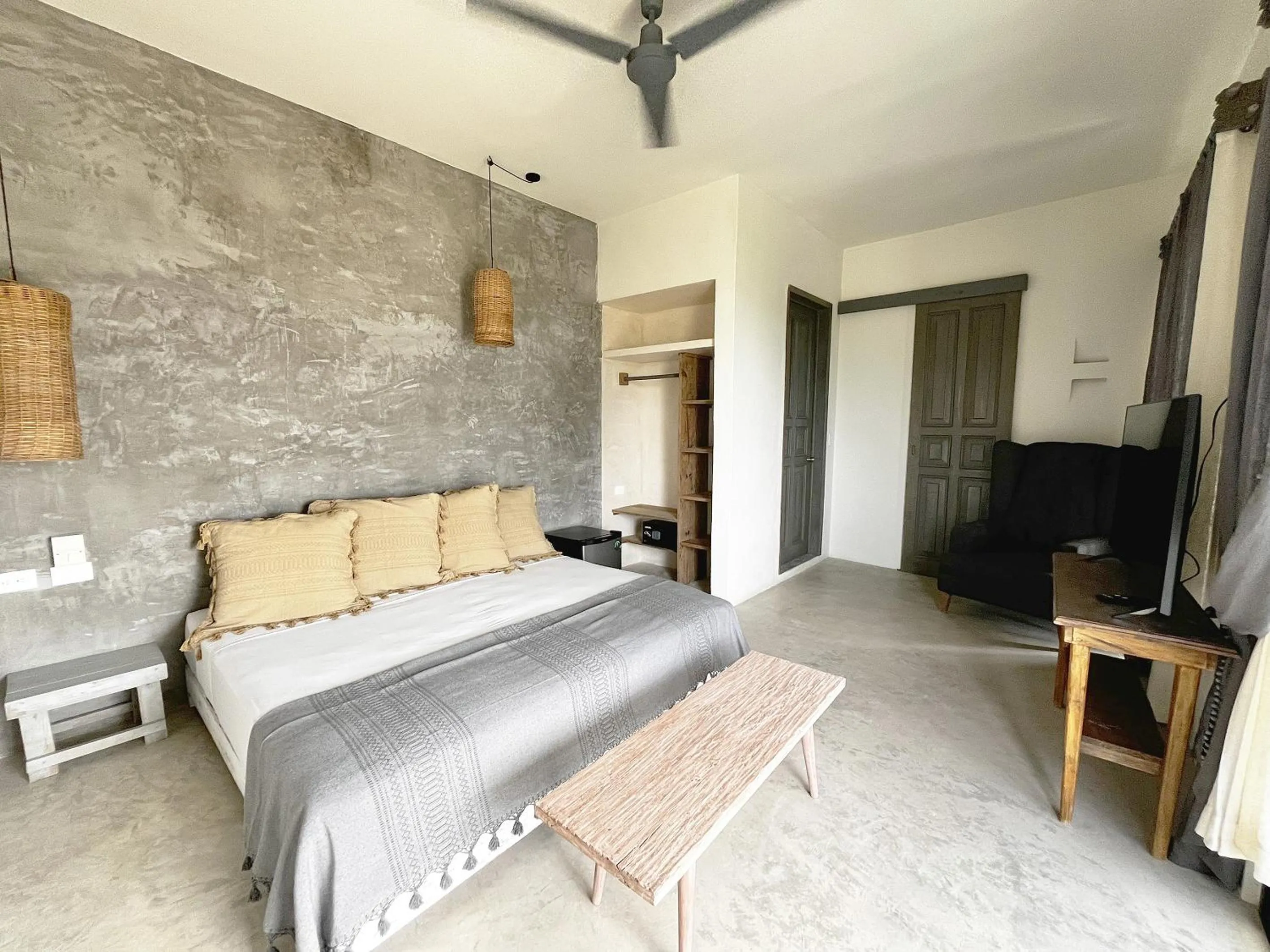 Bedroom, Bed in Boutique Hotel EL NIDO Holbox