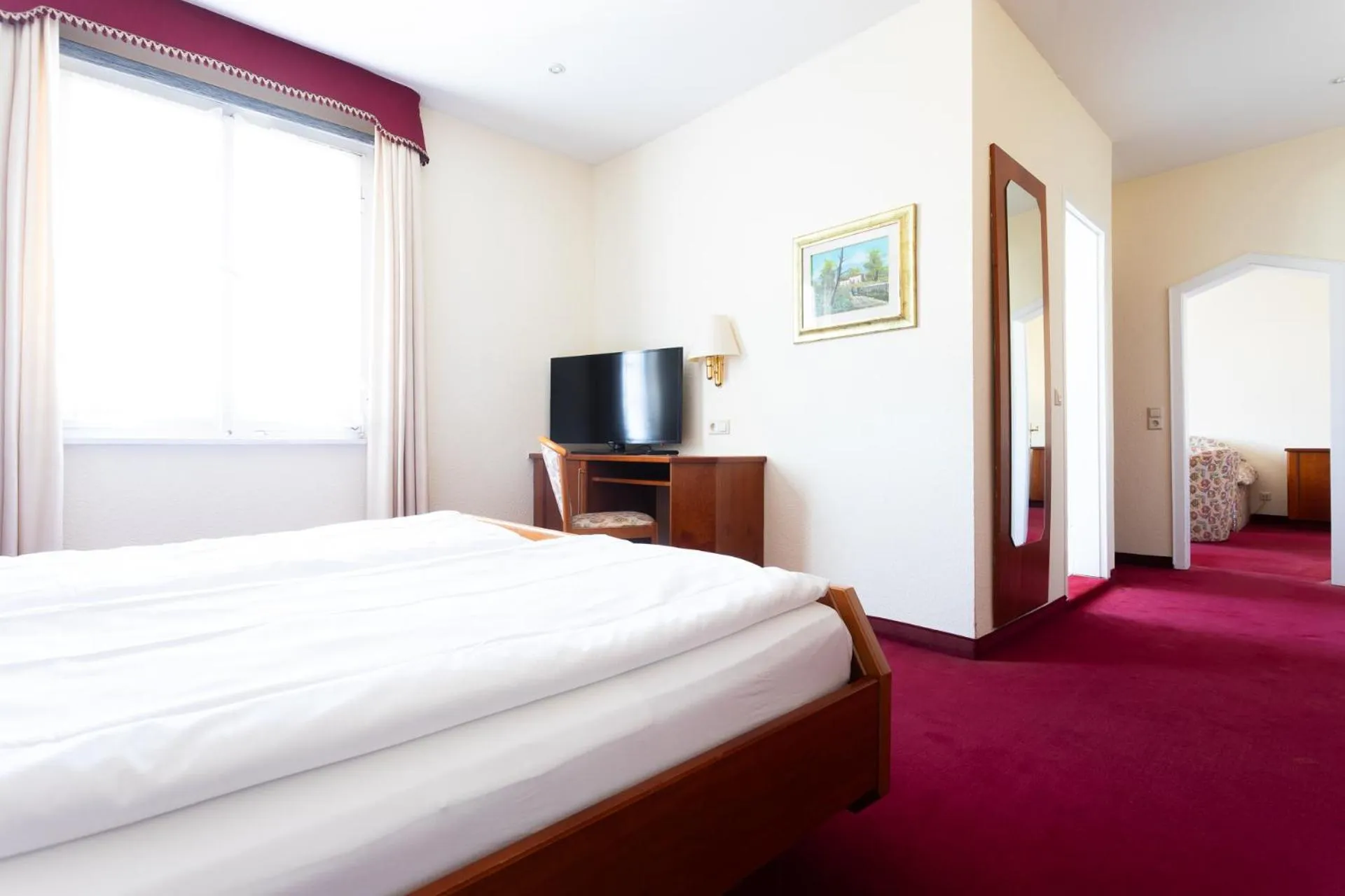 Photo of the whole room, Bed in Romantik Hotel zur Sonne