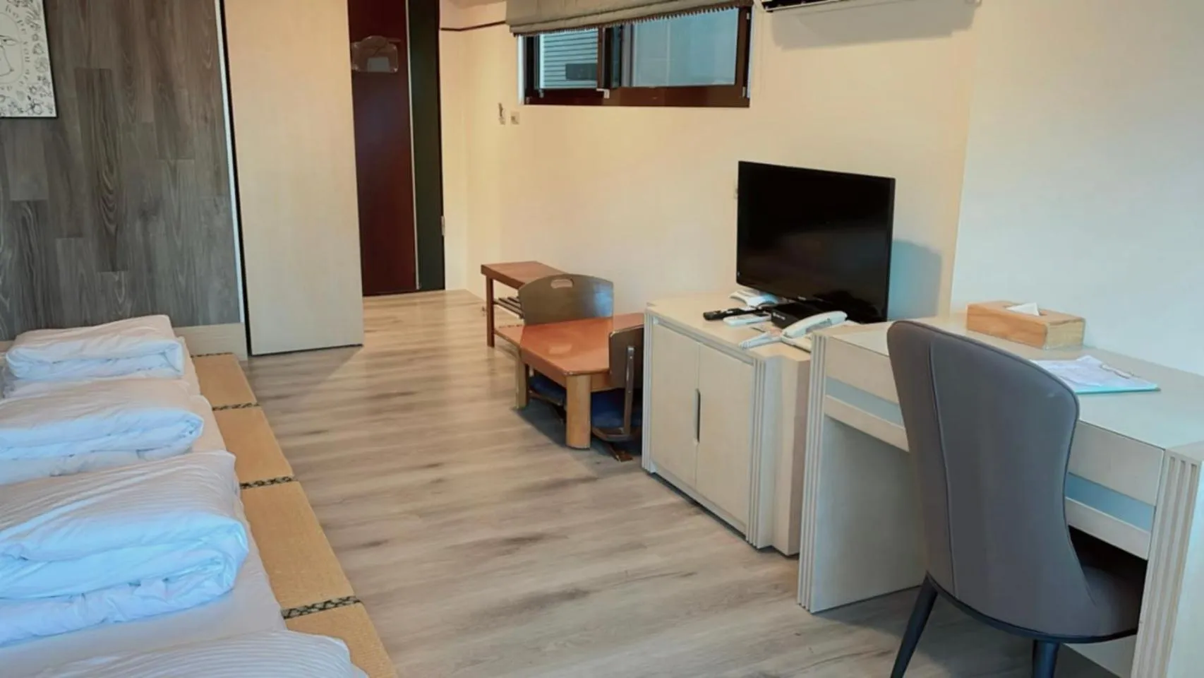 Bed in A-SAN Hot-Spring Hotel