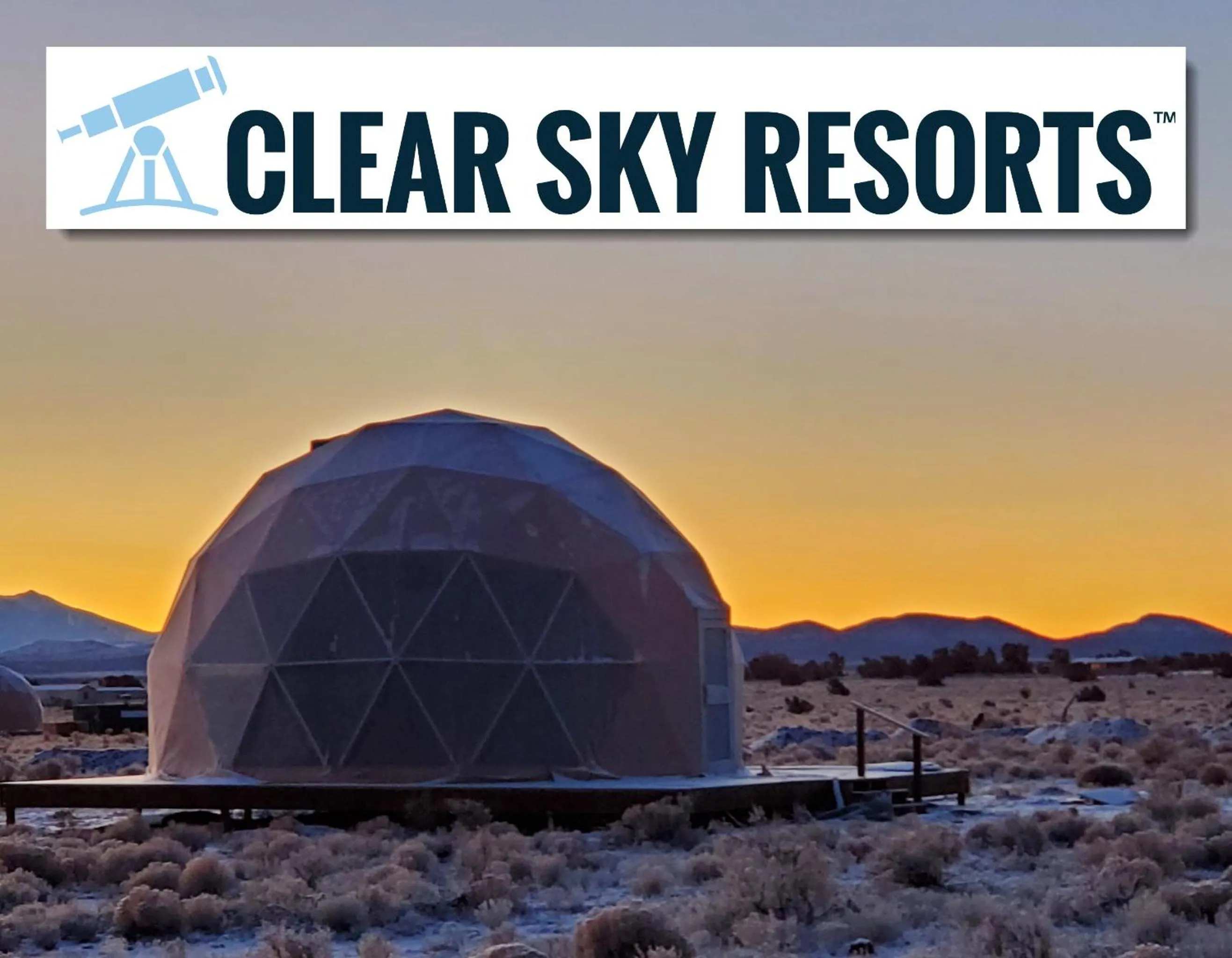Sunrise in Clear Sky Resorts - Grand Canyon - Unique Sky Domes