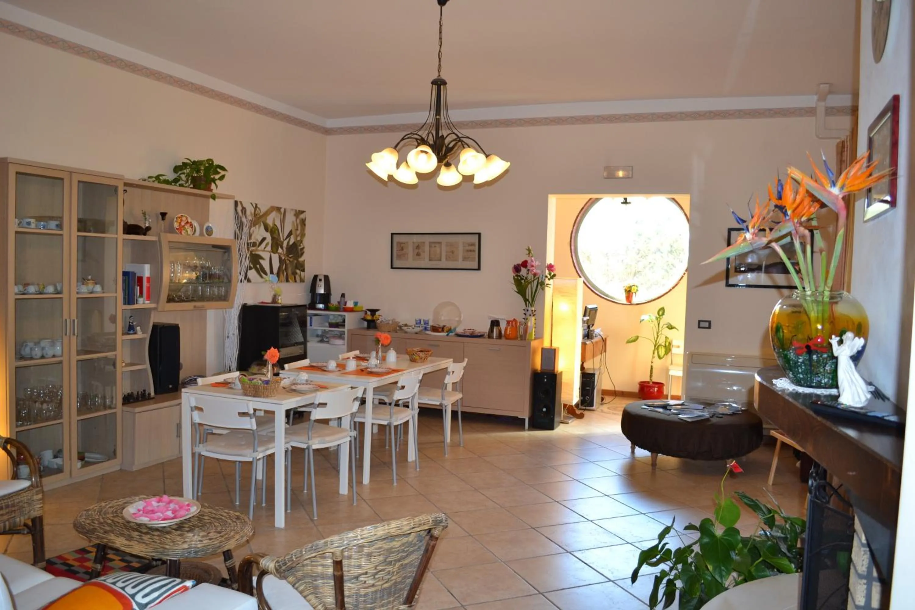 Lobby or reception in Villa Adriana B&B