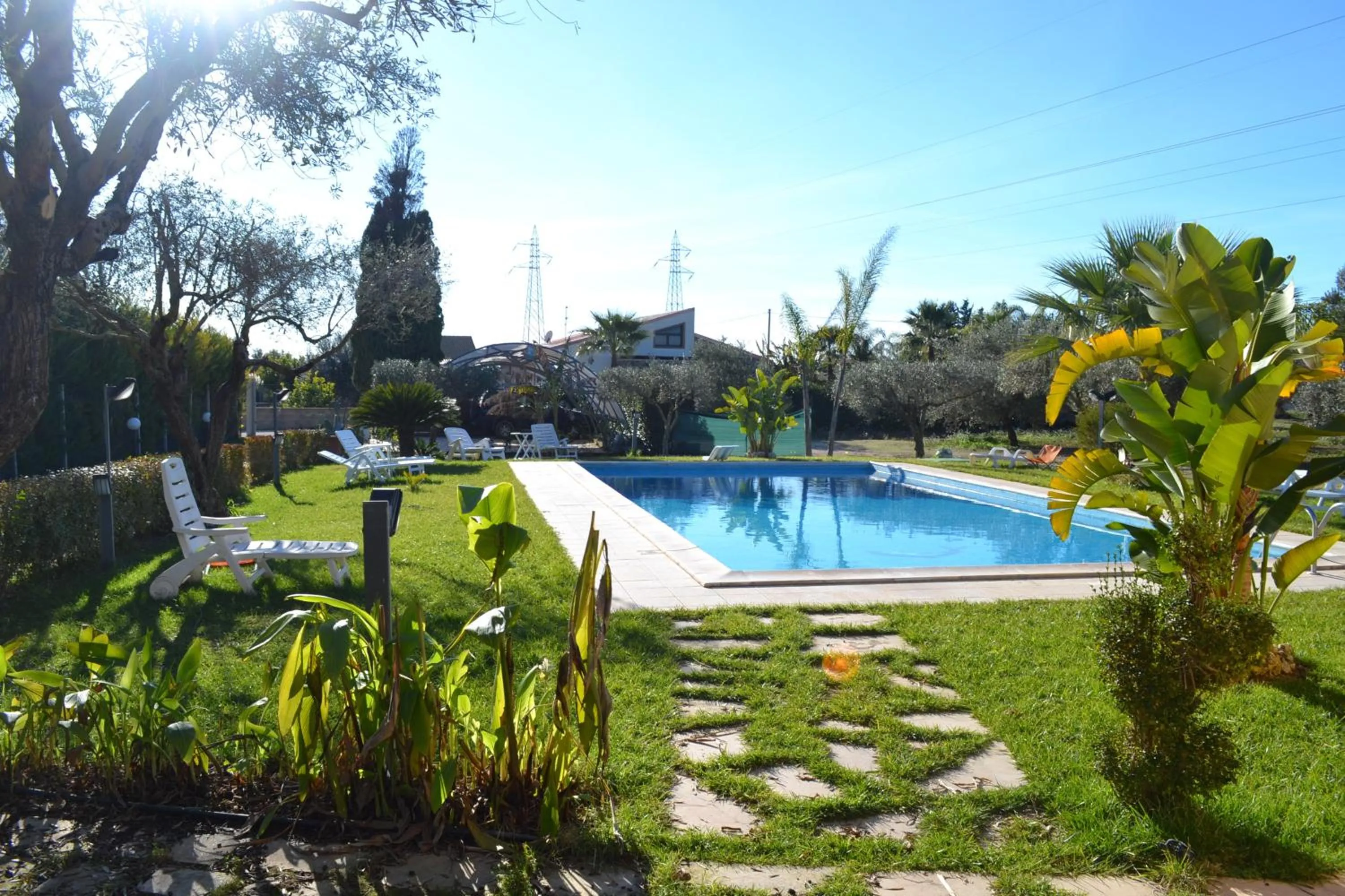 Swimming pool in Villa Adriana B&B