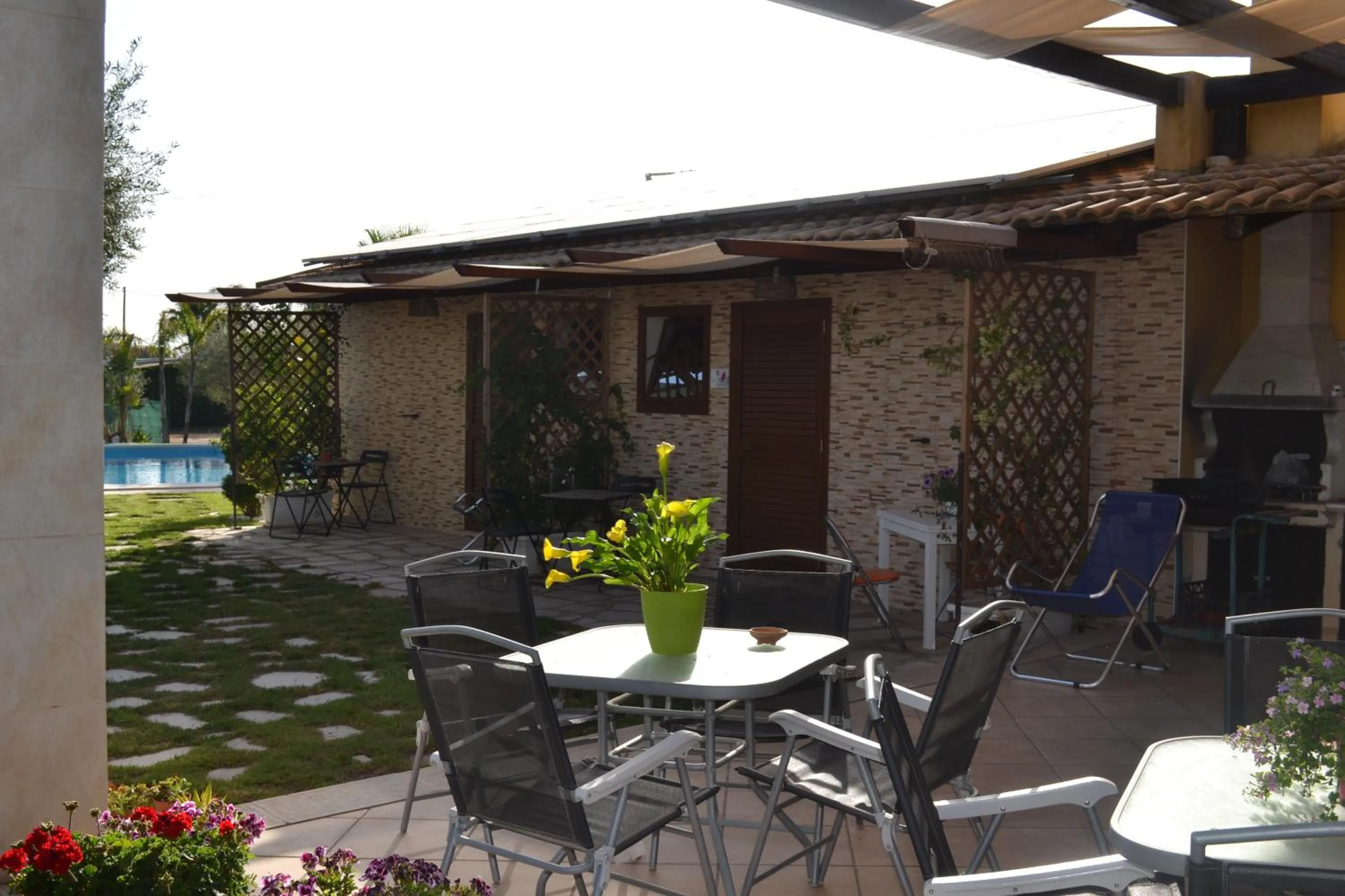 Patio in Villa Adriana B&B