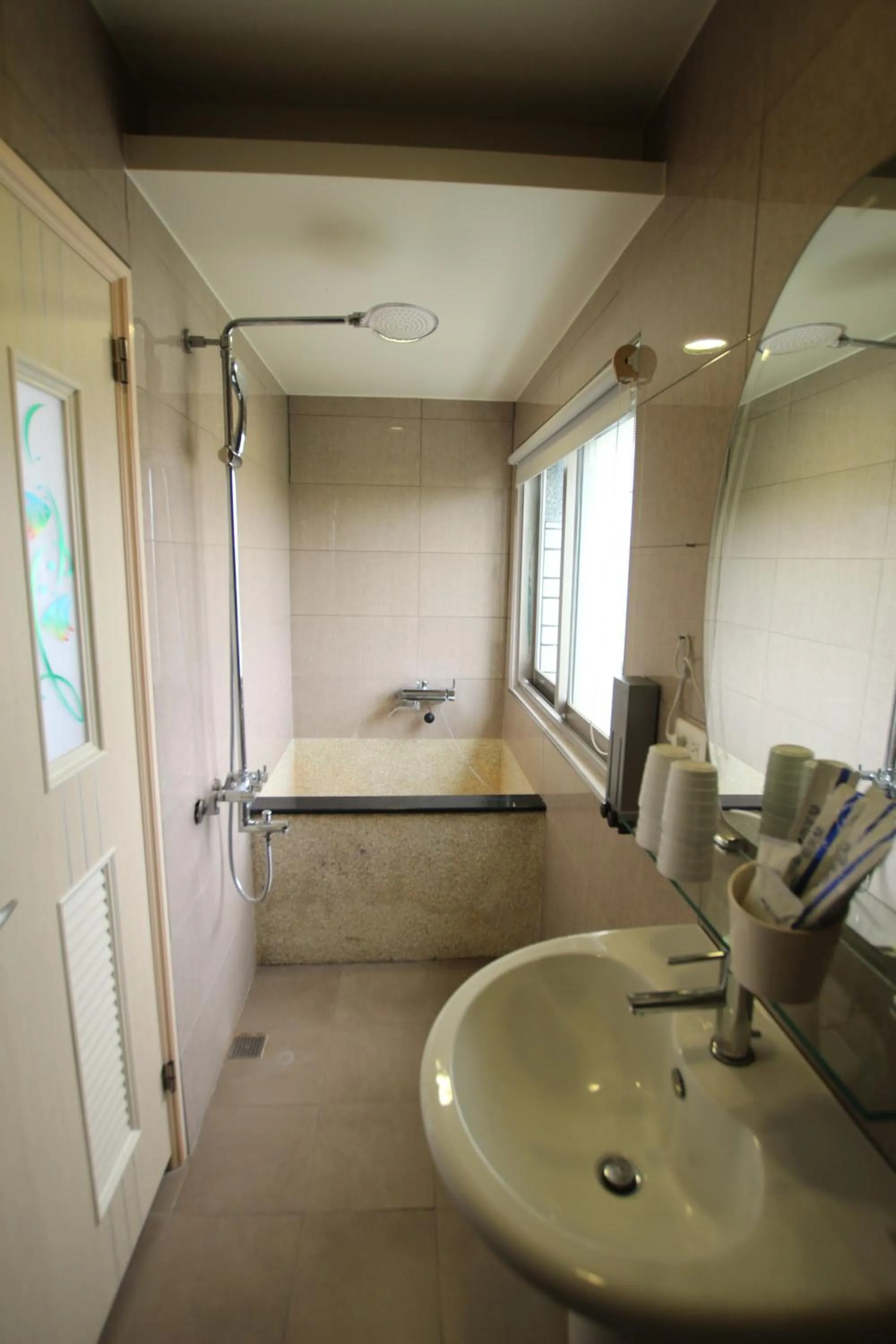 Decorative detail in Yilan Pine Villa Homestay